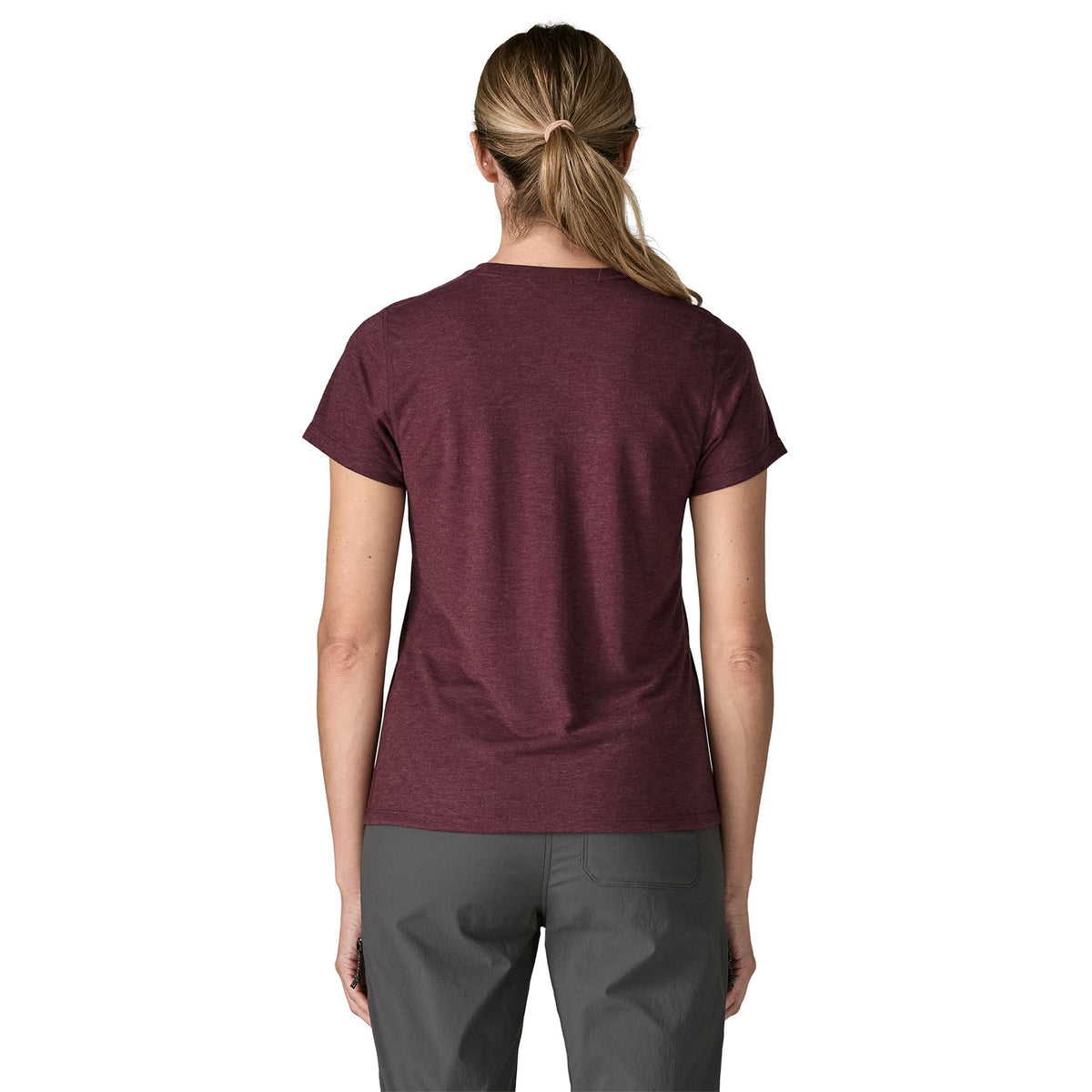 Patagonia Womens Capilene Cool Trail Shirt Stratapeaks Berry Fig