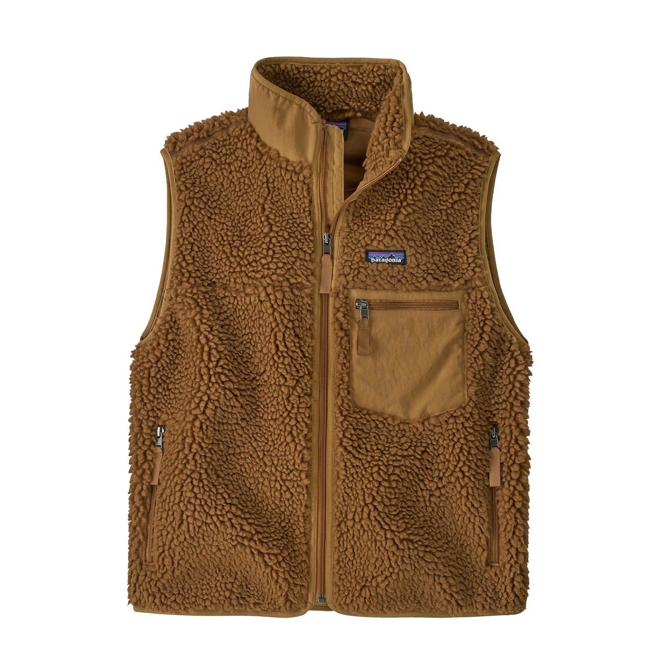 Patagonia Womens Classic Retro-X Fleece Vest Deer Brown