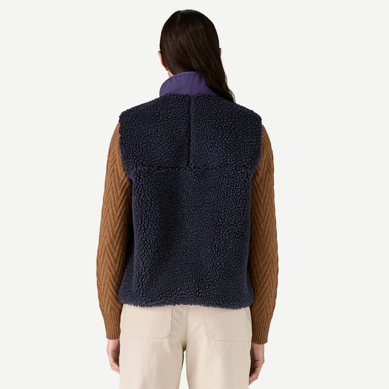 Patagonia Womens Classic Retro-X Fleece Vest Sunken Blue - The Sporting Lodge