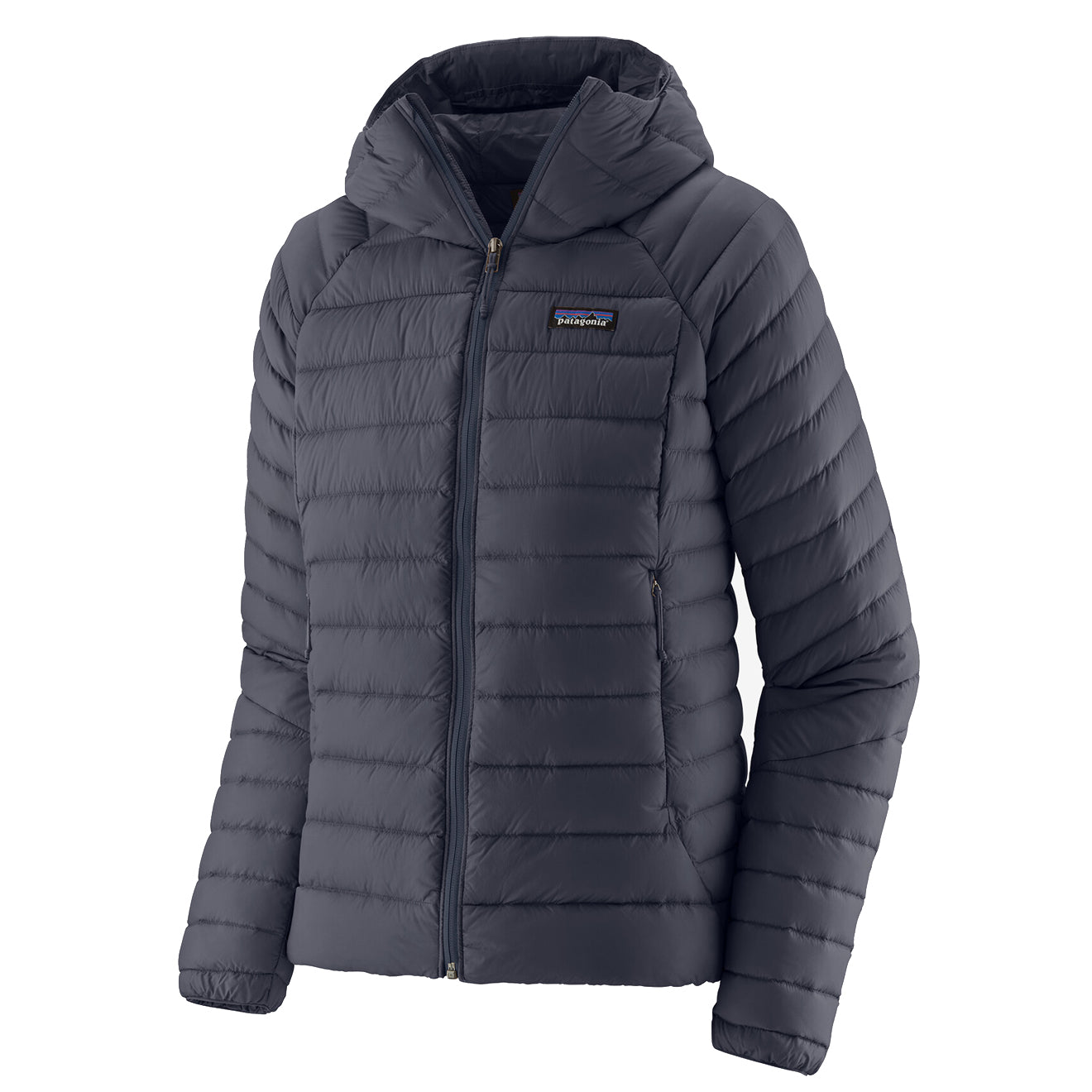 Patagonia Womens Down Sweater Hoody Smolder Blue - The Sporting Lodge