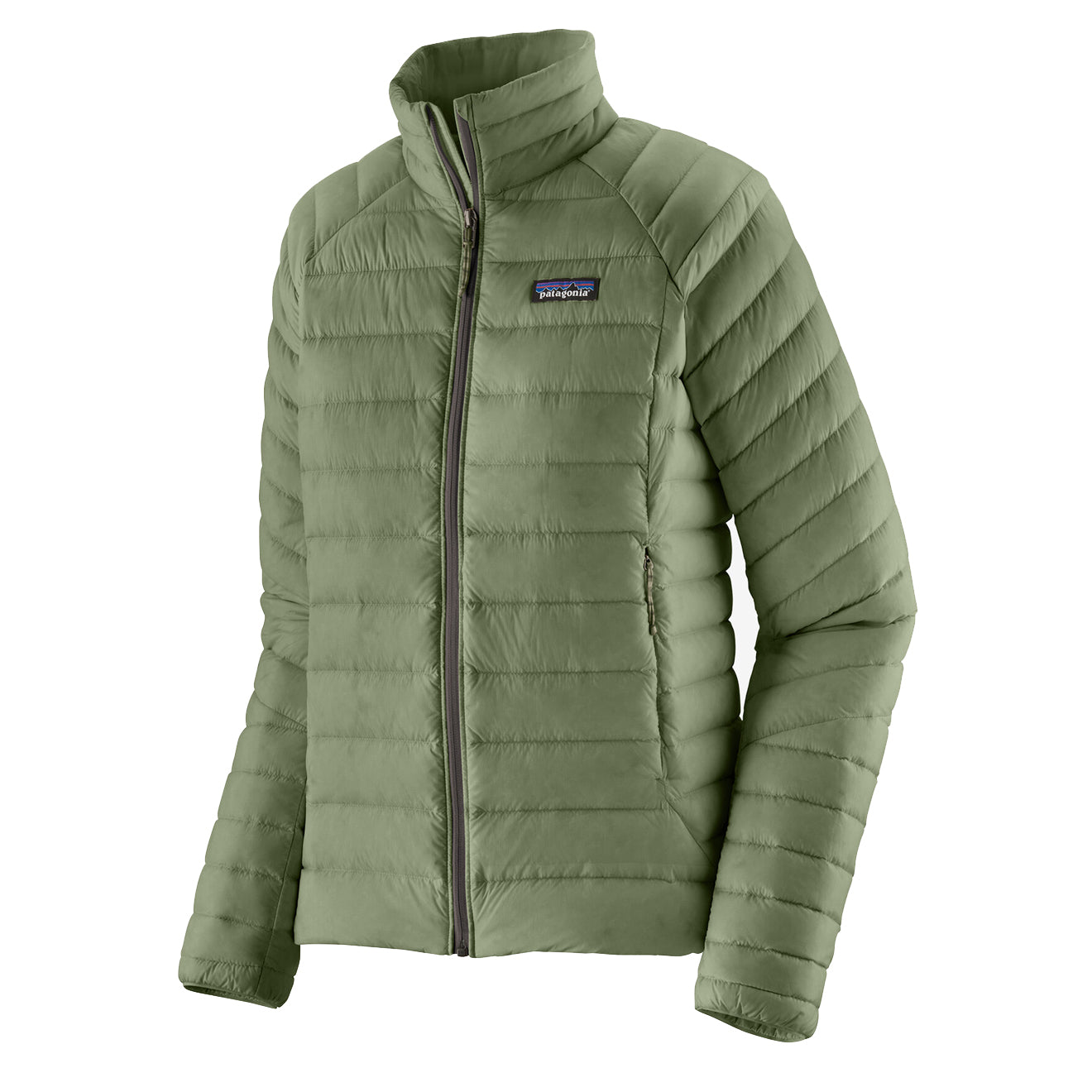 Patagonia Womens Down Sweater Terrain Green - The Sporting Lodge