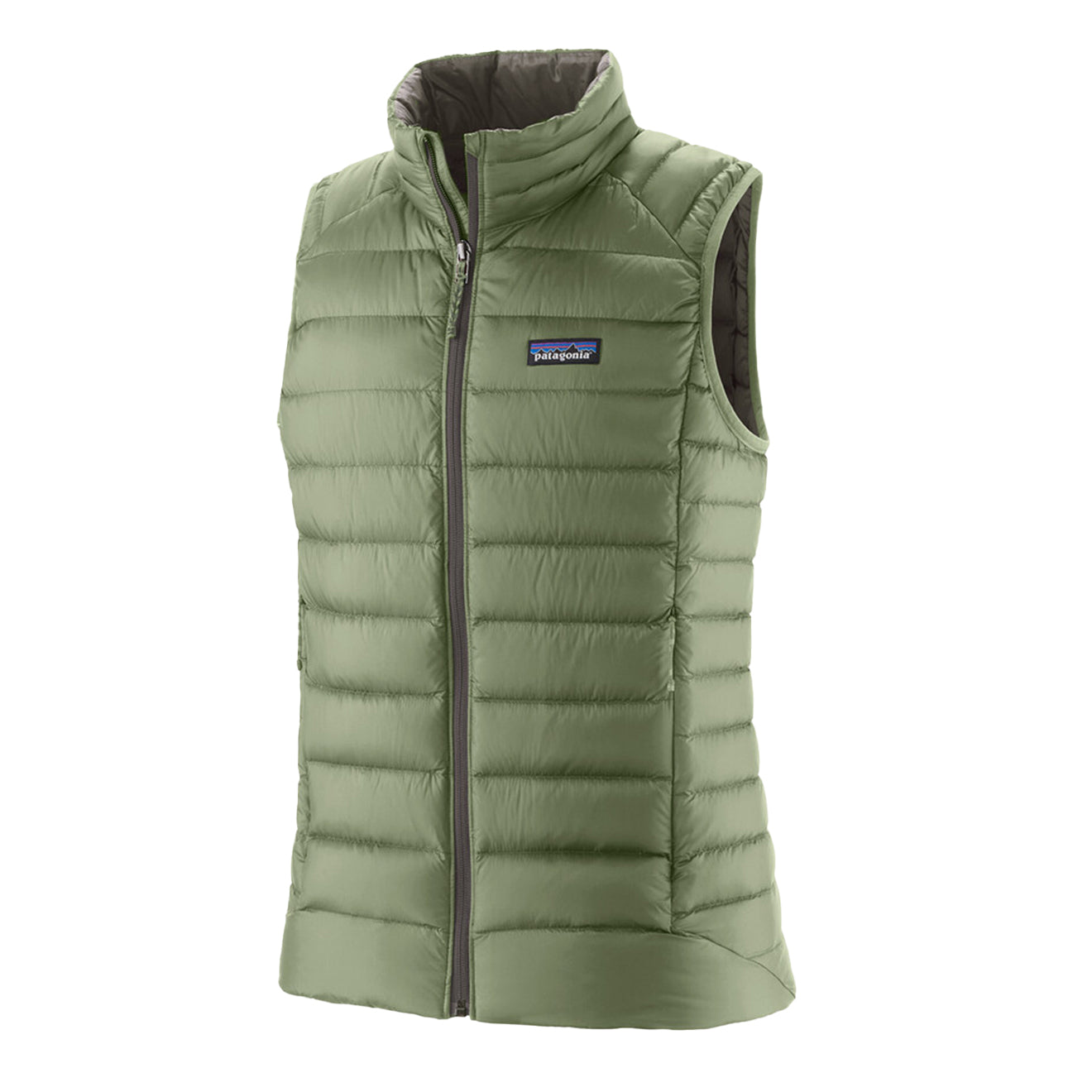 Patagonia Womens Down Sweater Vest Terrain Green - The Sporting Lodge