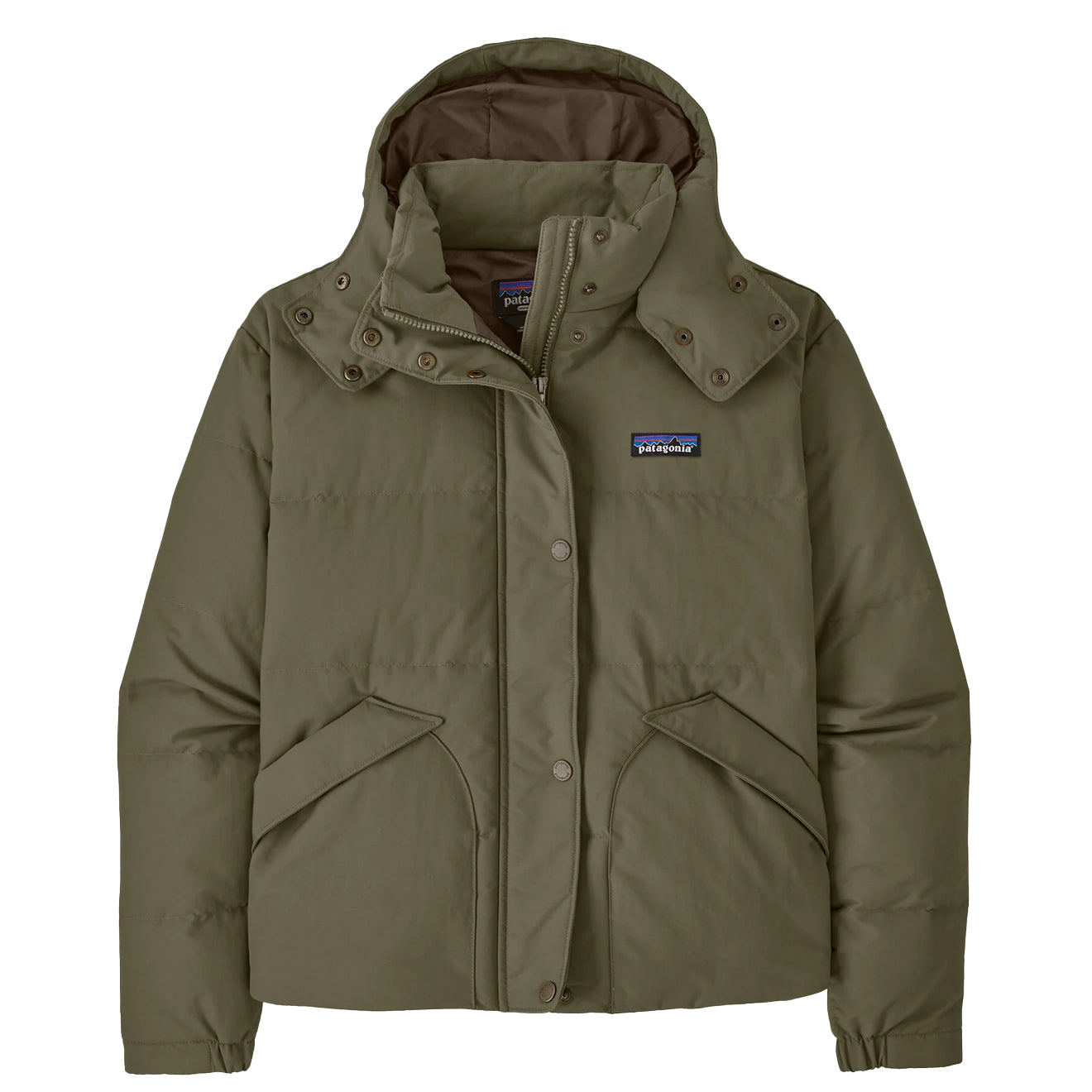 Patagonia Womens Downdrift Jacket Basin Green