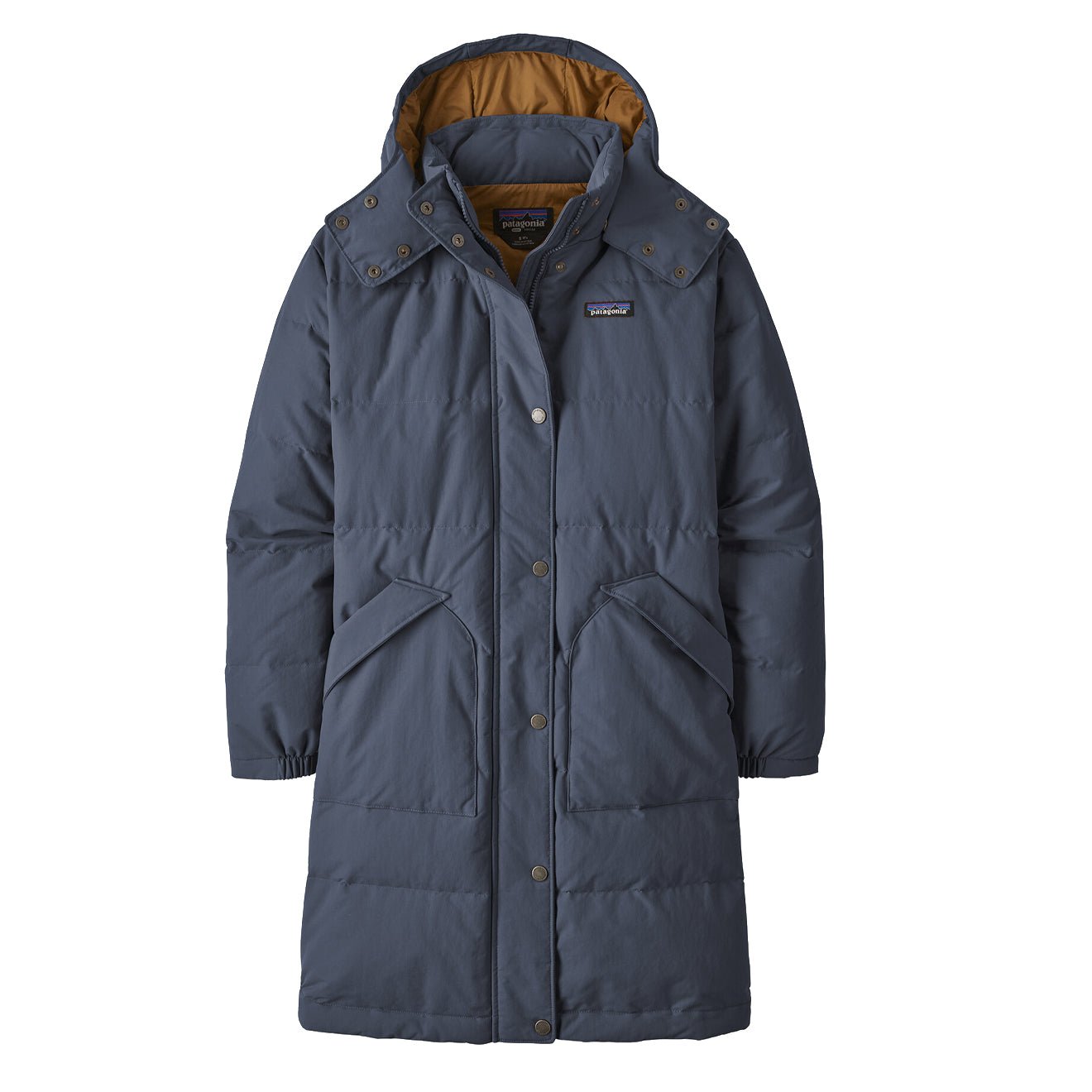 Patagonia Womens Downdrift Parka Smolder Blue - The Sporting Lodge
