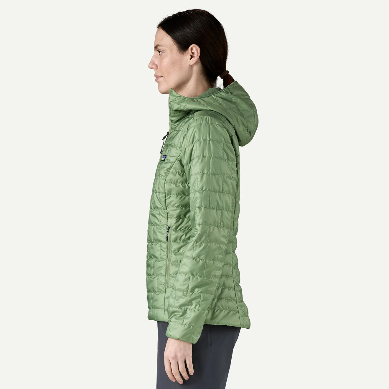 Patagonia Womens Nano Puff Hoody Ellwood Green