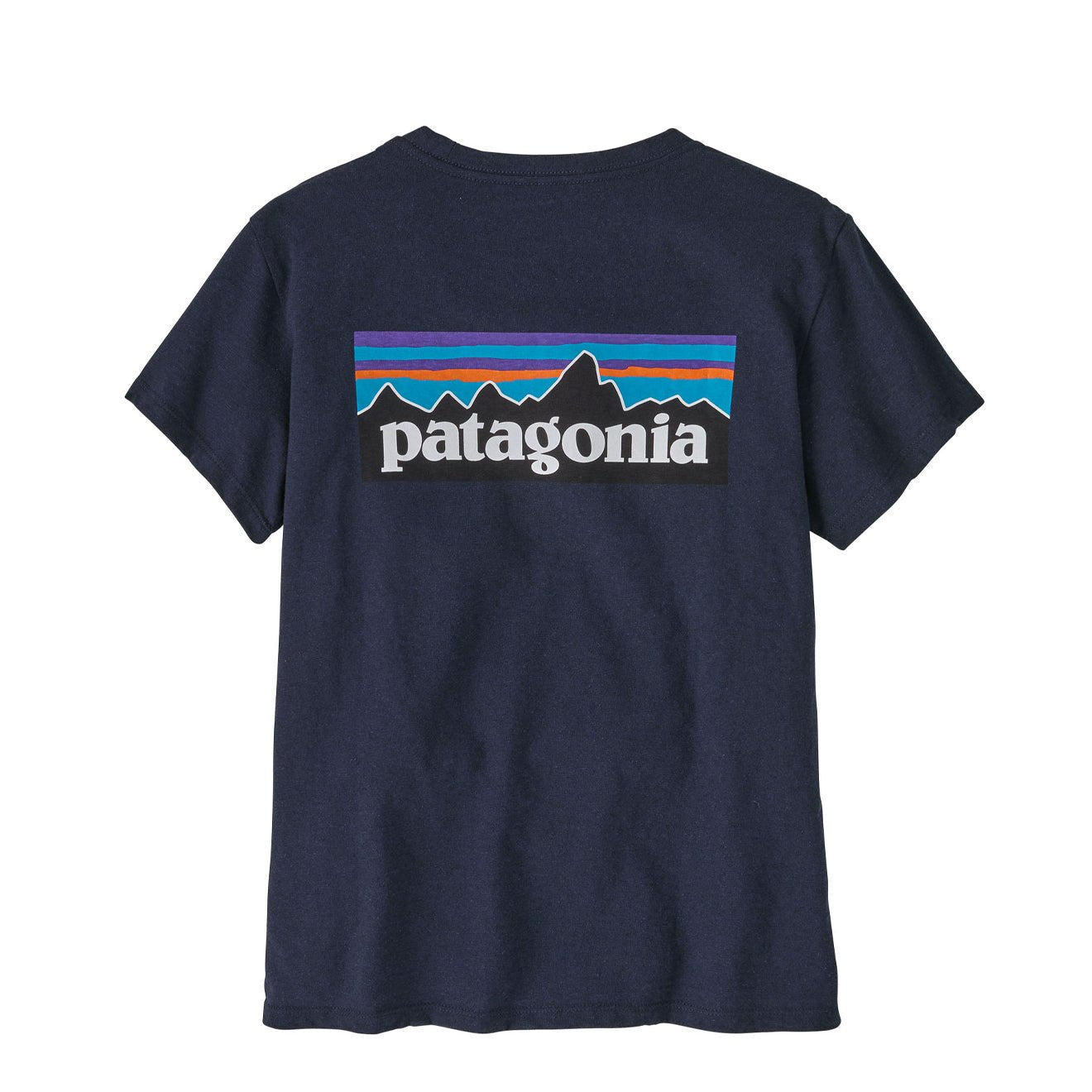 Patagonia Womens P-6 Logo Responsibili-Tee New Navy - The Sporting Lodge