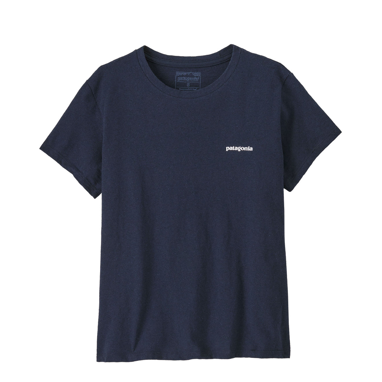 Patagonia Womens P-6 Logo Responsibili-Tee New Navy