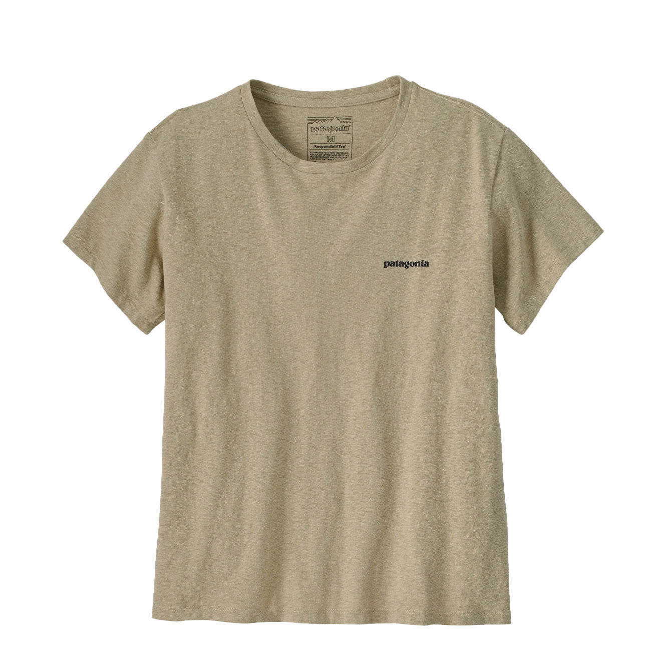 Patagonia Womens P-6 Logo Responsibili-Tee Pumice