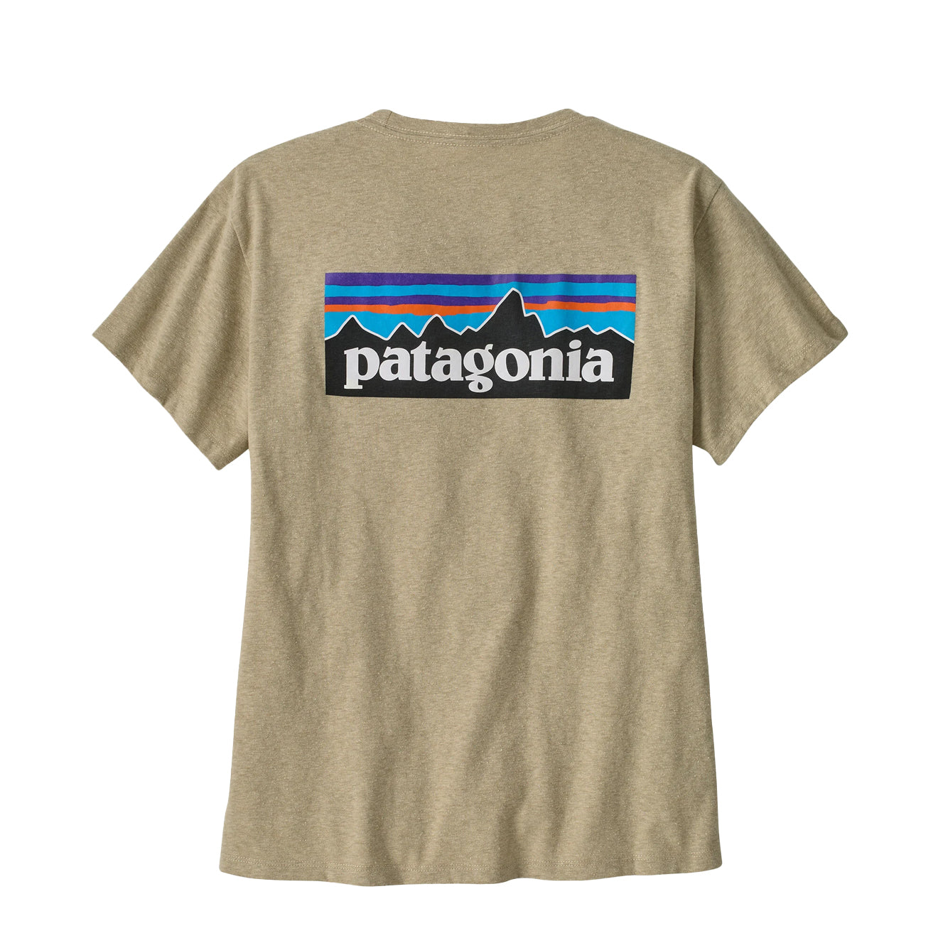Patagonia Womens P-6 Logo Responsibili-Tee Pumice