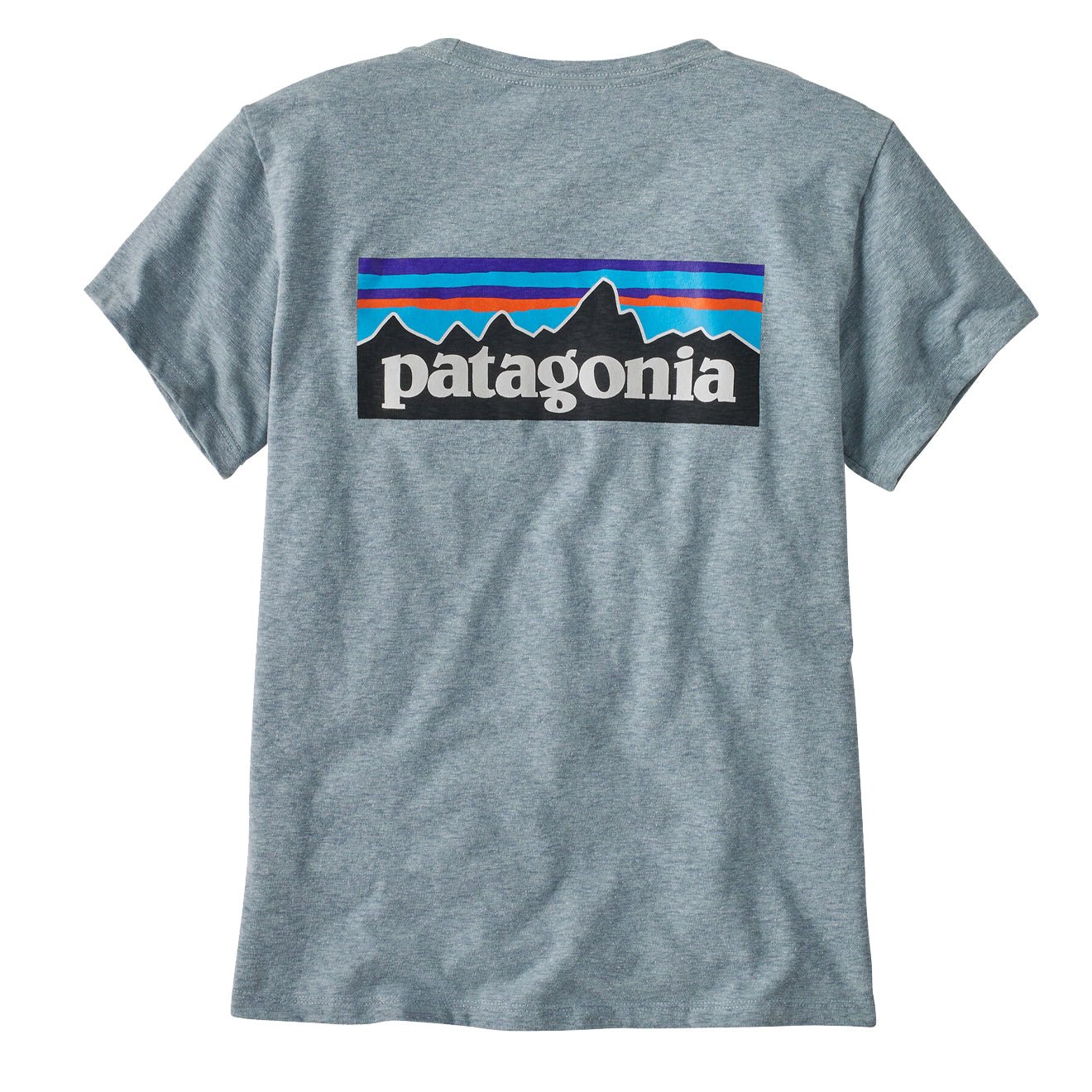 Patagonia Womens P - 6 Logo Responsibili - Tee Thermal Blue - The Sporting Lodge