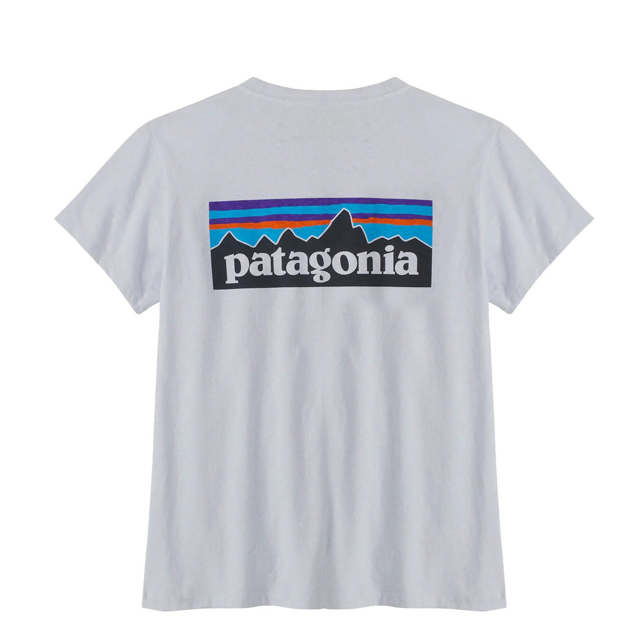 Patagonia Womens P - 6 Logo Responsibili Tee White - The Sporting Lodge