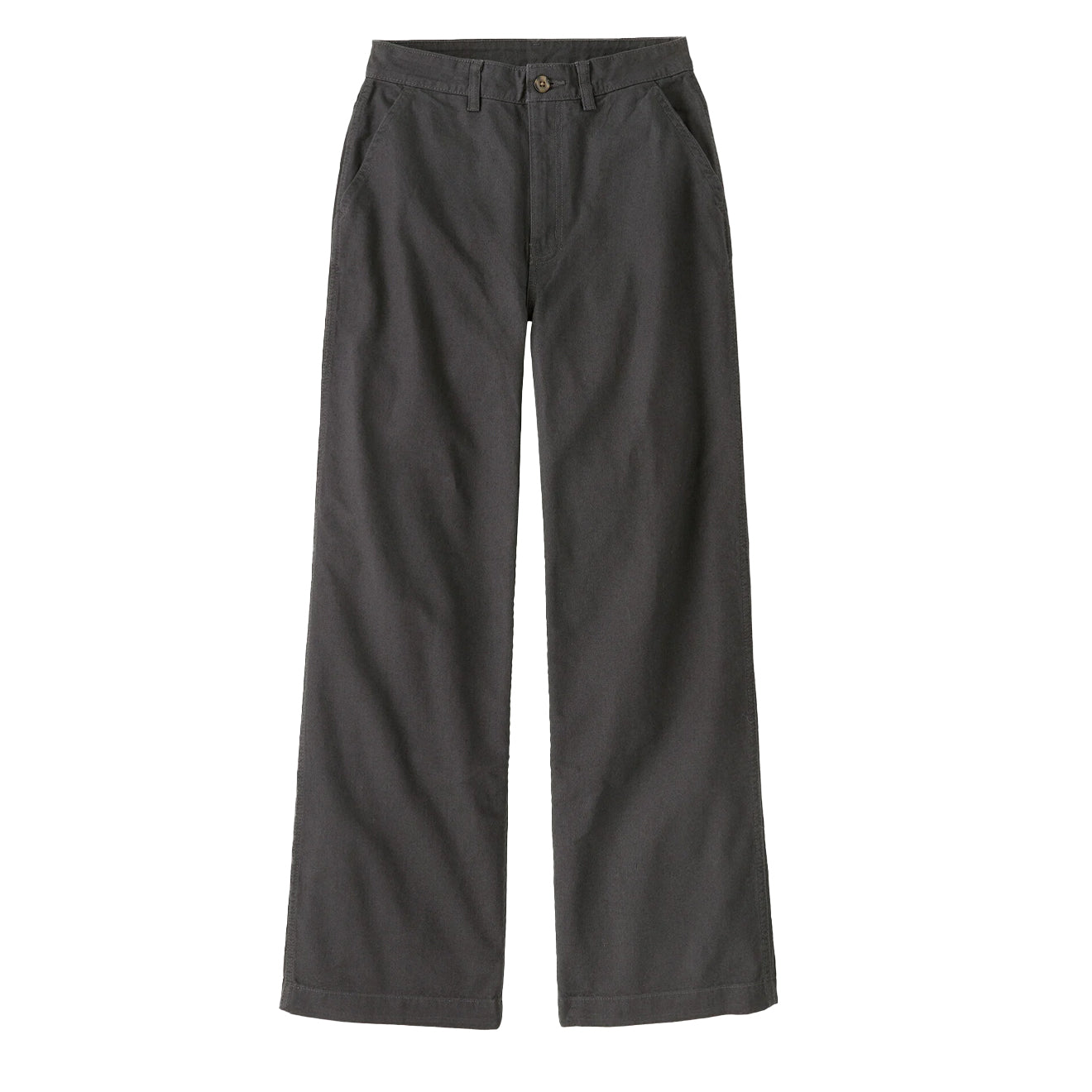 Patagonia Womens Point Reyes Canvas Wide-Leg Pants Ink Black