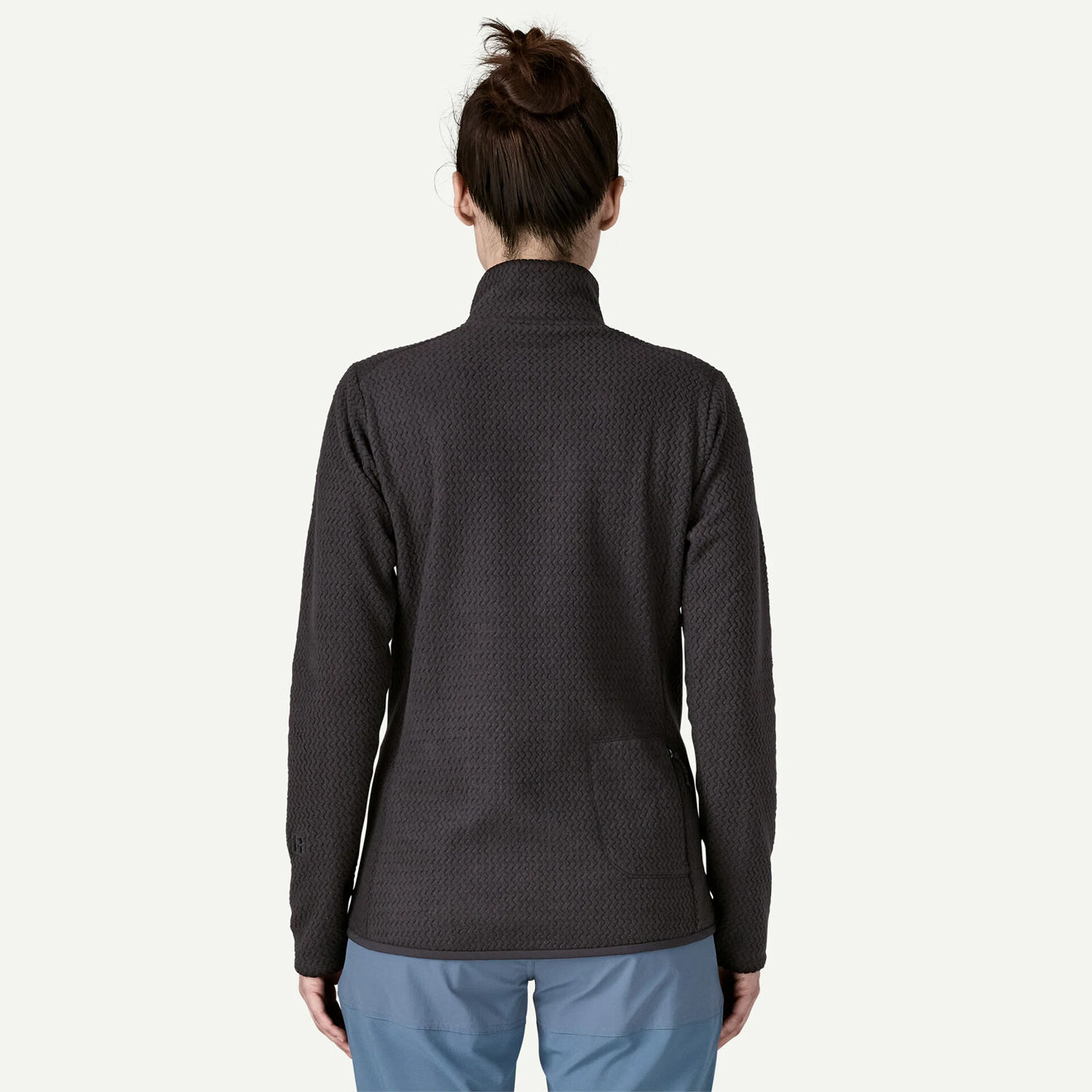 Patagonia Womens R1 Air Fleece Zip-Neck Black
