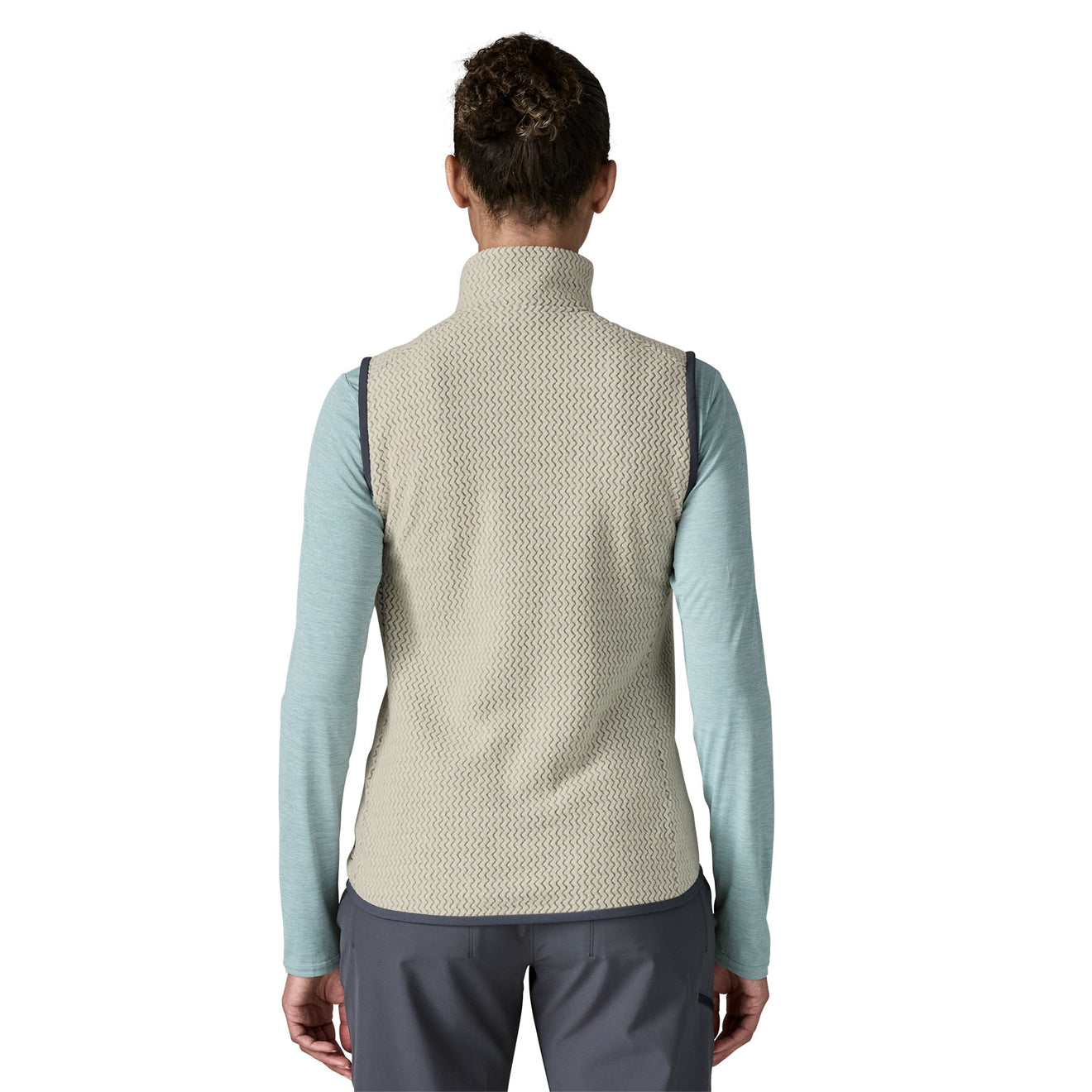 Patagonia Womens R1 Air Fleece Vest Wool White