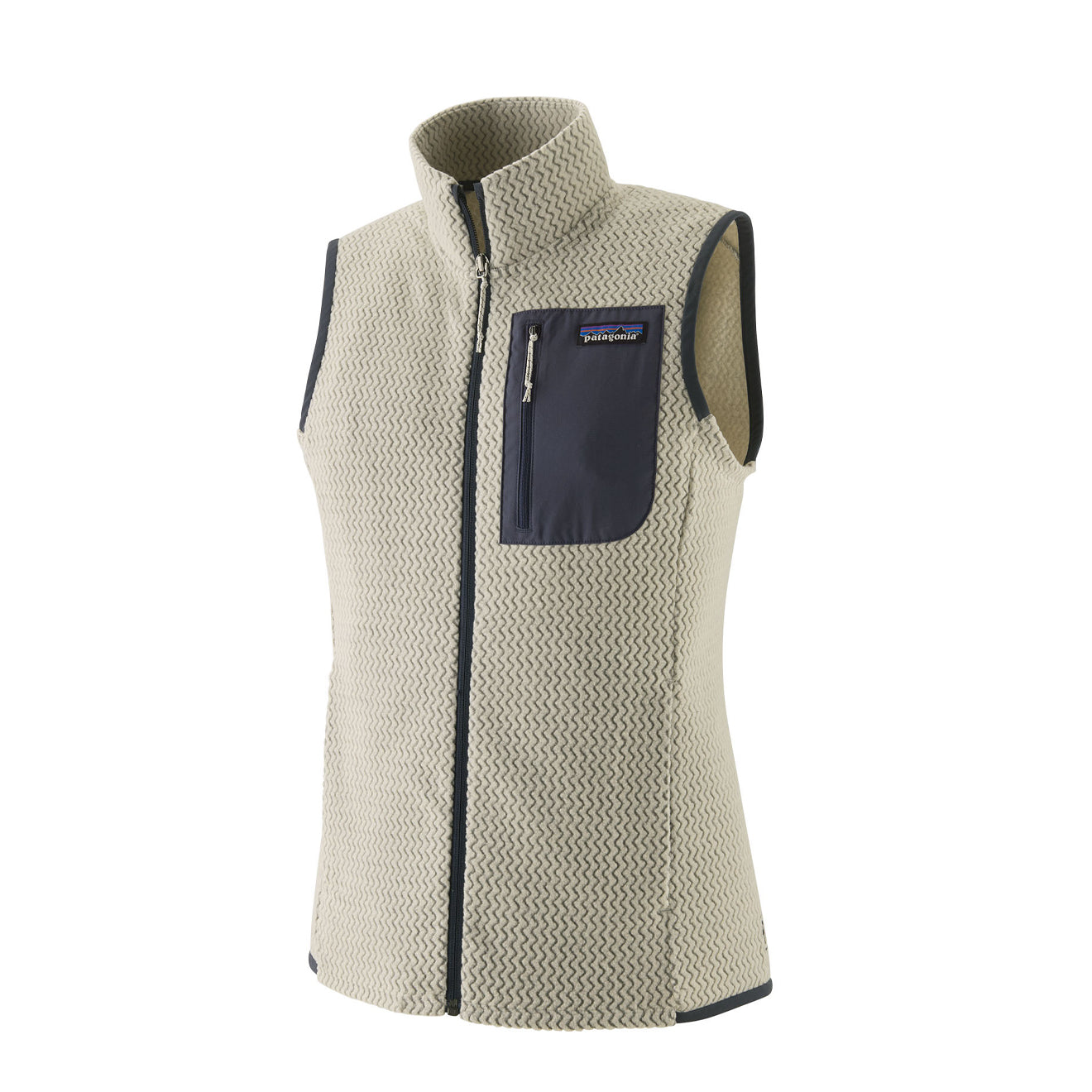Patagonia Womens R1 Air Fleece Vest Wool White