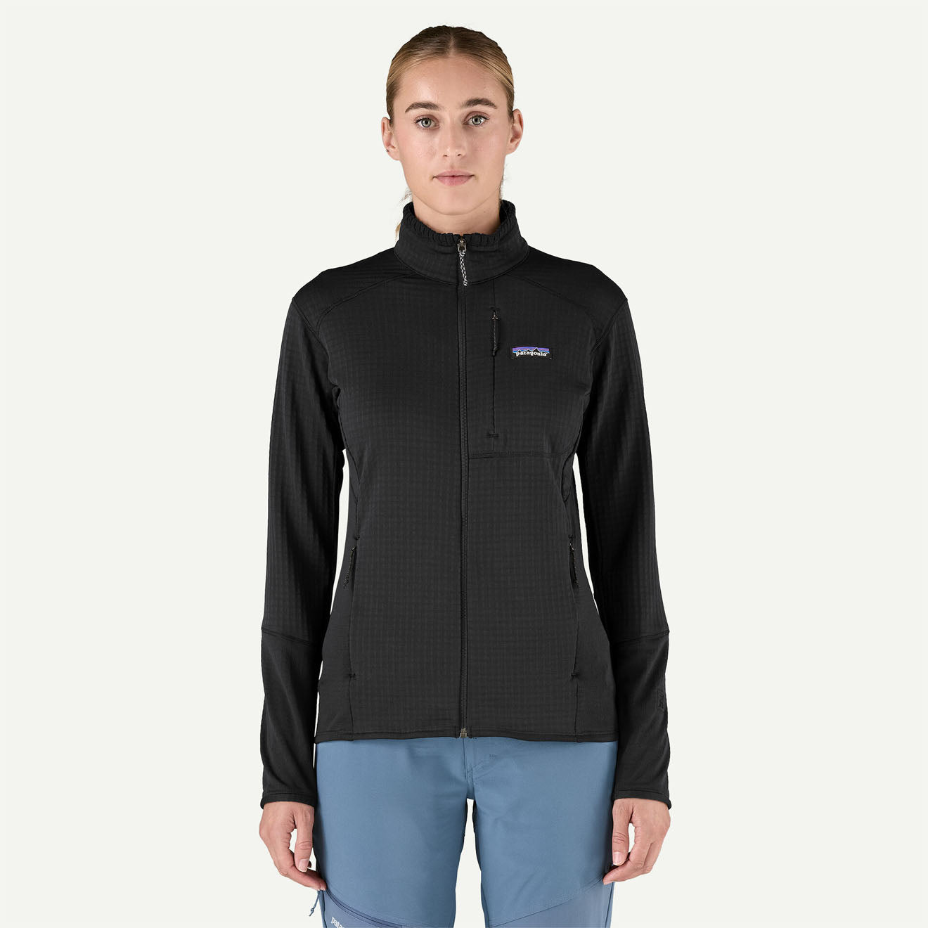 Patagonia Womens R1 Jacket Black - The Sporting Lodge