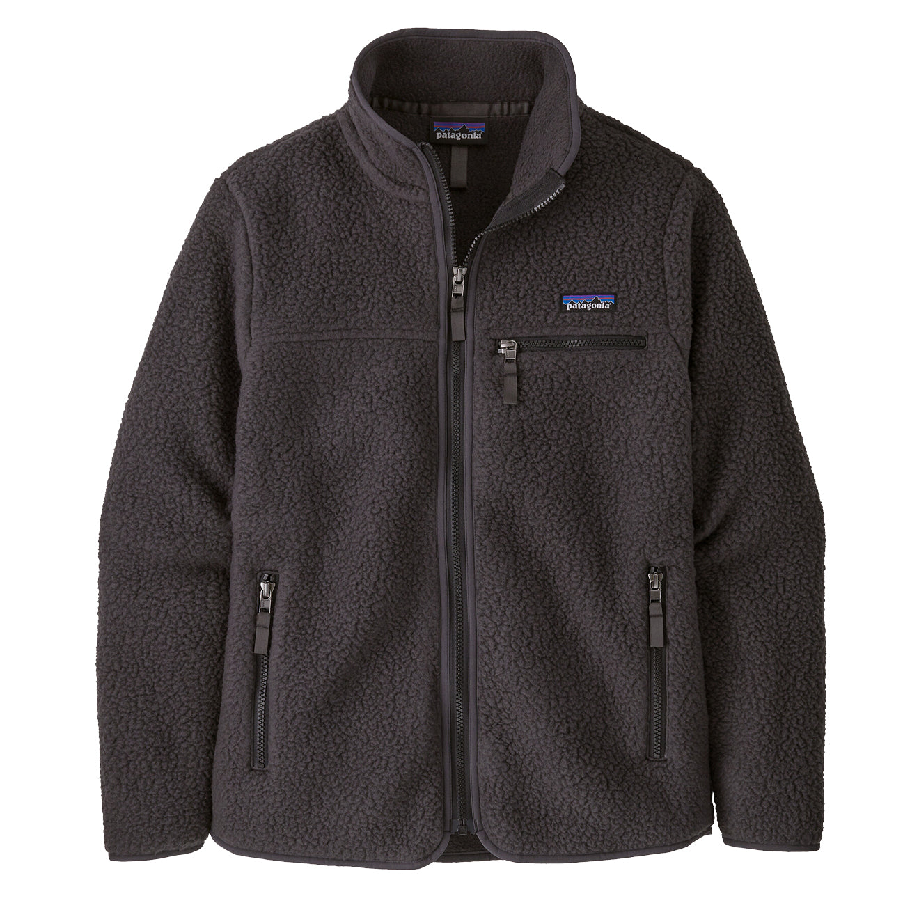 Patagonia Womens Retro Pile Jacket Ink Black - The Sporting Lodge