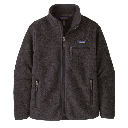 Patagonia Womens Retro Pile Jacket Ink Black - The Sporting Lodge