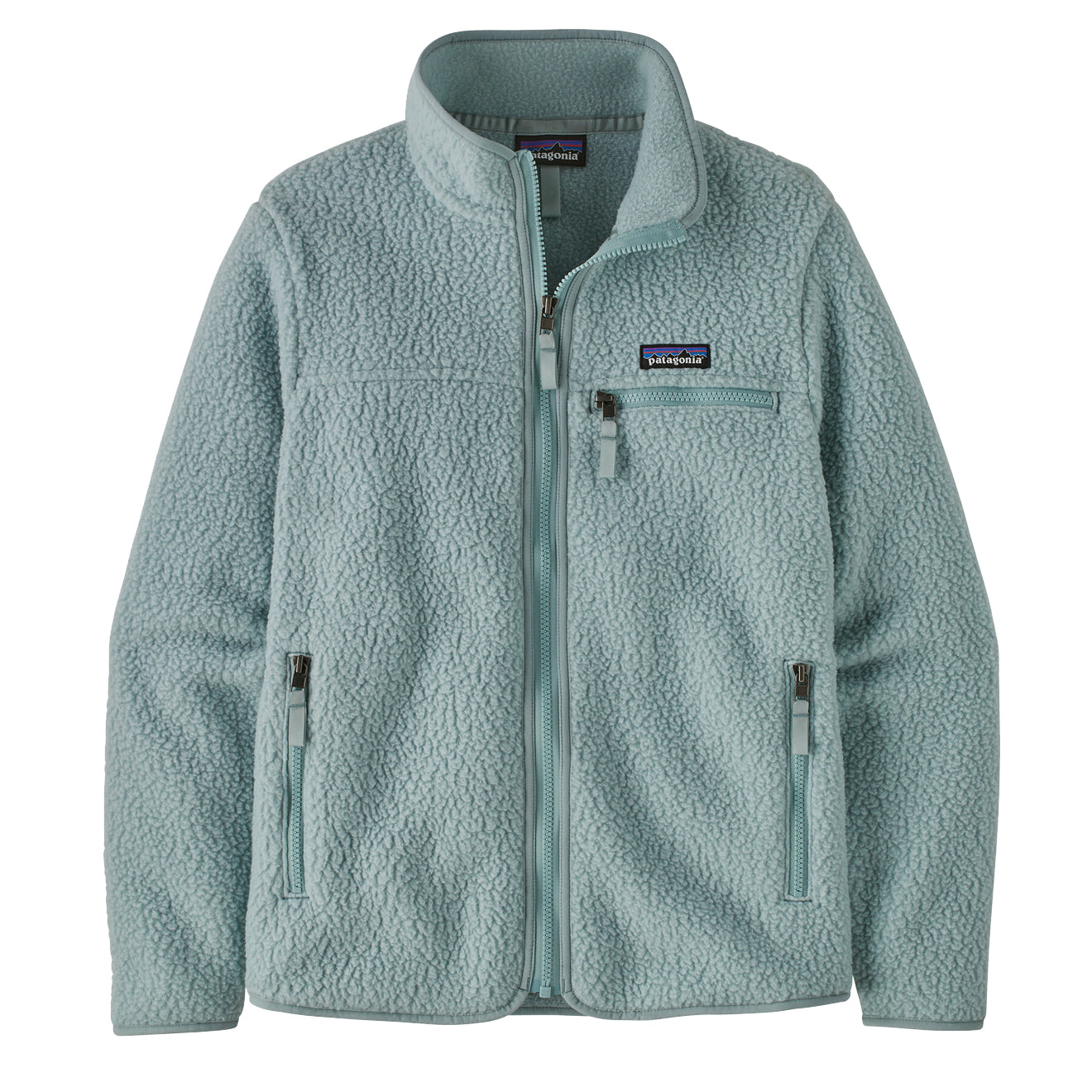 Patagonia Womens Retro Pile Jacket Thermal Blue - The Sporting Lodge