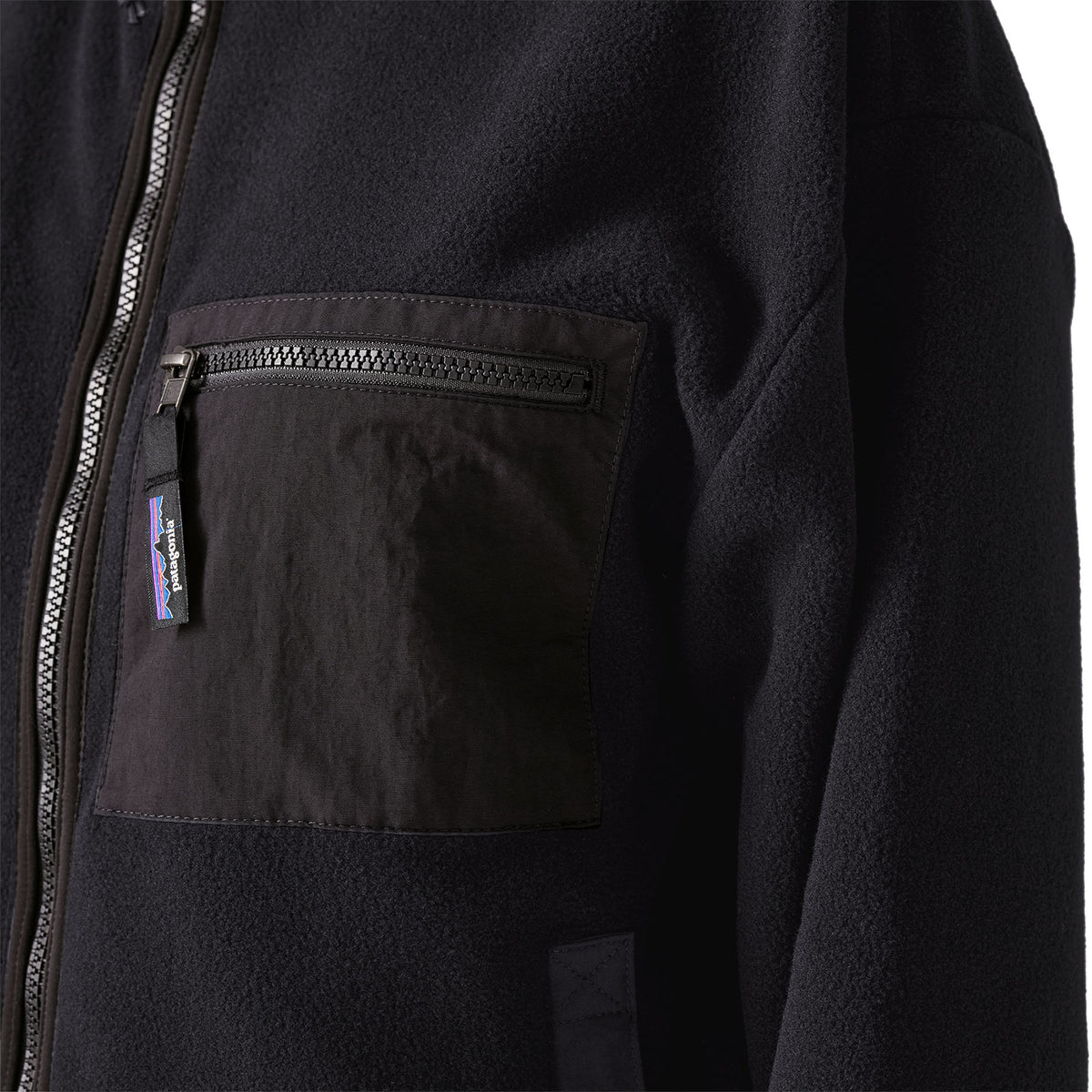 Patagonia Womens Synchilla Fleece Jacket Black Solid