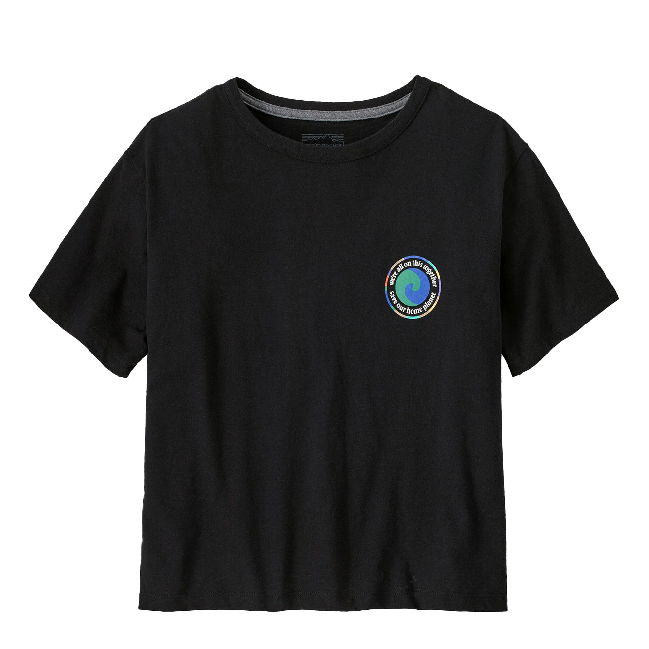 Patagonia Womens Unity Fitz Easy-Cut Responsibili-Tee Ink Black