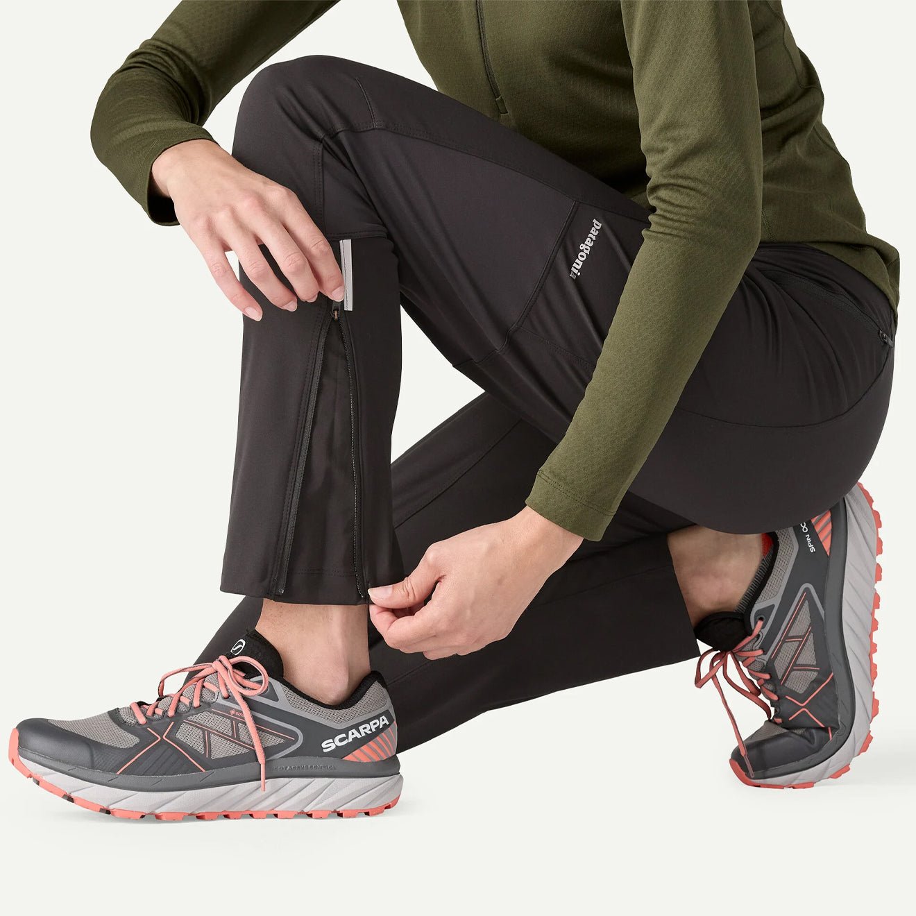 Patagonia Womens Wind Shield Pants Black - The Sporting Lodge