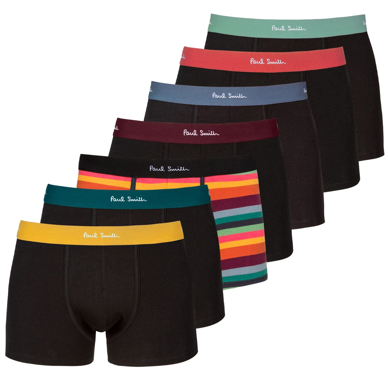 Paul Smith 7 Pack Trunks Black - The Sporting Lodge