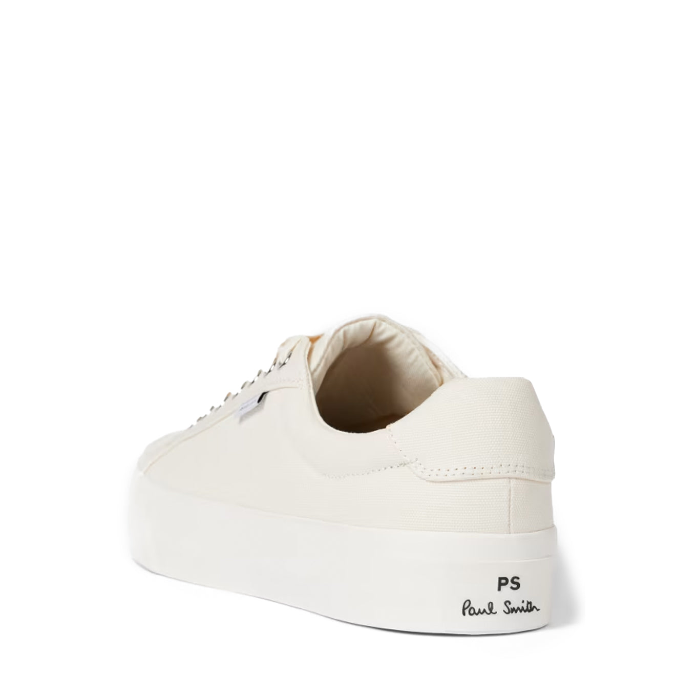 Paul Smith Amos Canvas Trainers Ecru - The Sporting Lodge
