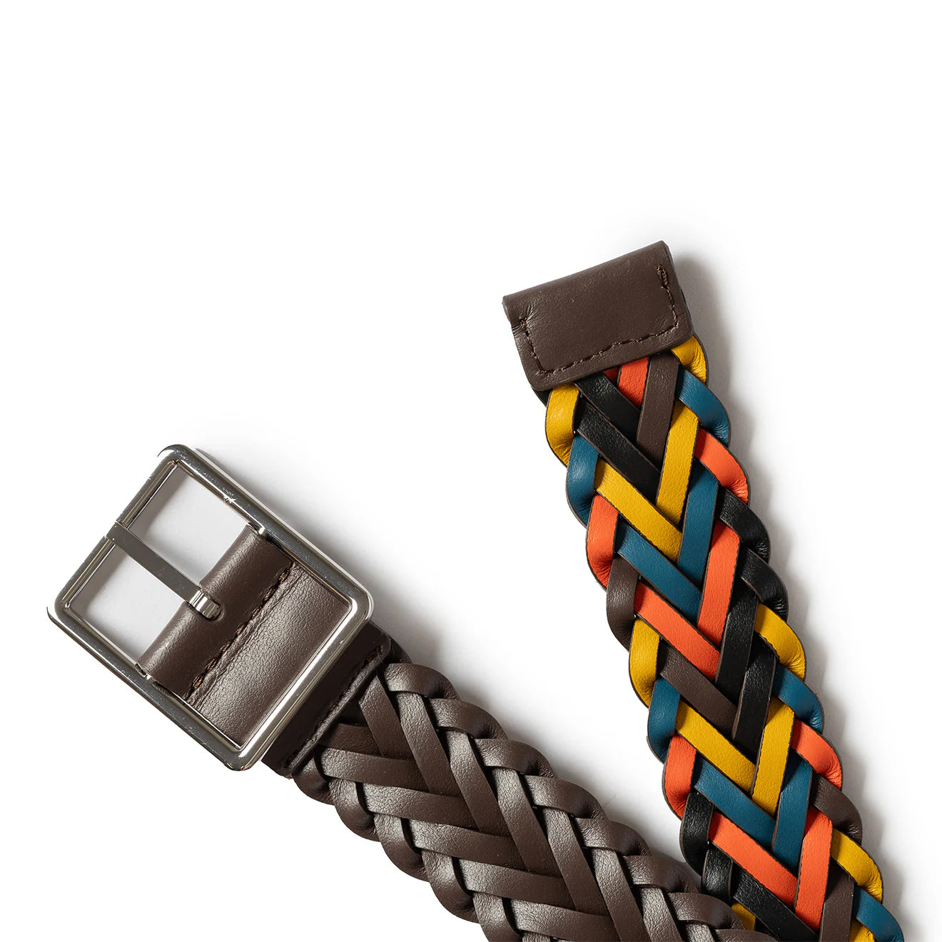 Paul Smith Belt Plait Chocolate - The Sporting Lodge
