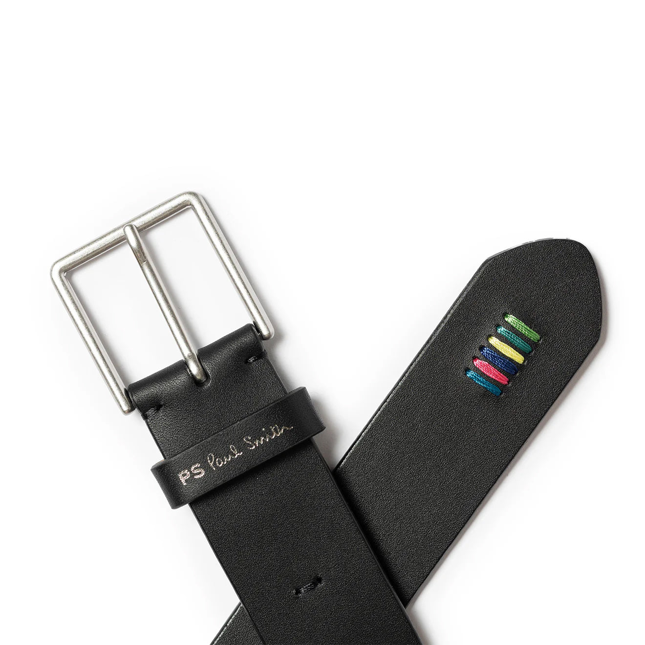 Paul Smith Belt PS Stitch Black - The Sporting Lodge