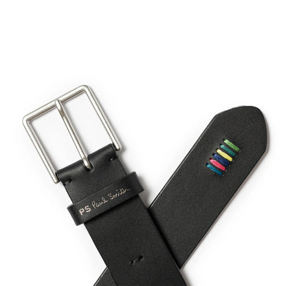 Paul Smith Belt PS Stitch Black - The Sporting Lodge