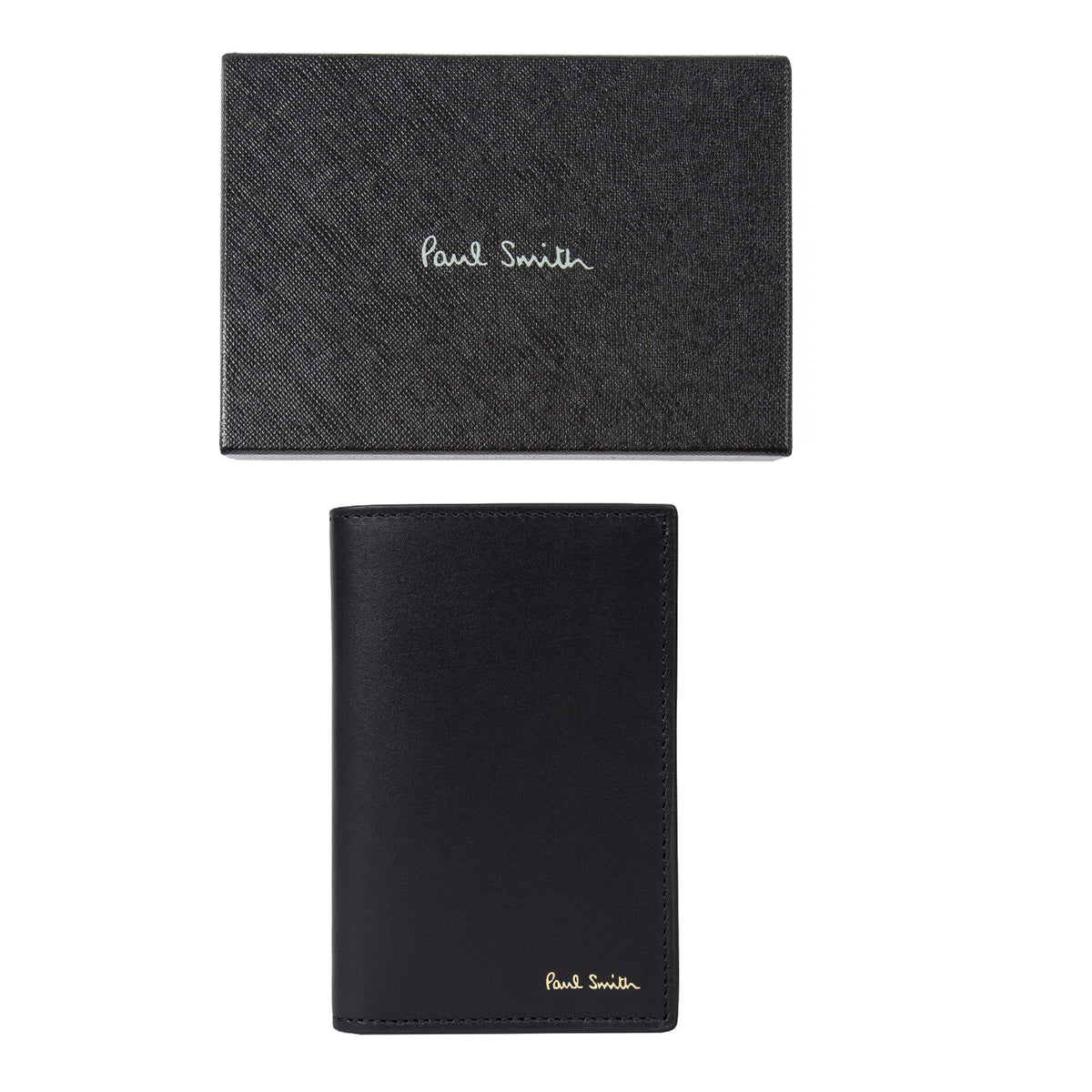 Paul Smith Bi-Fold Leather Wallet Black