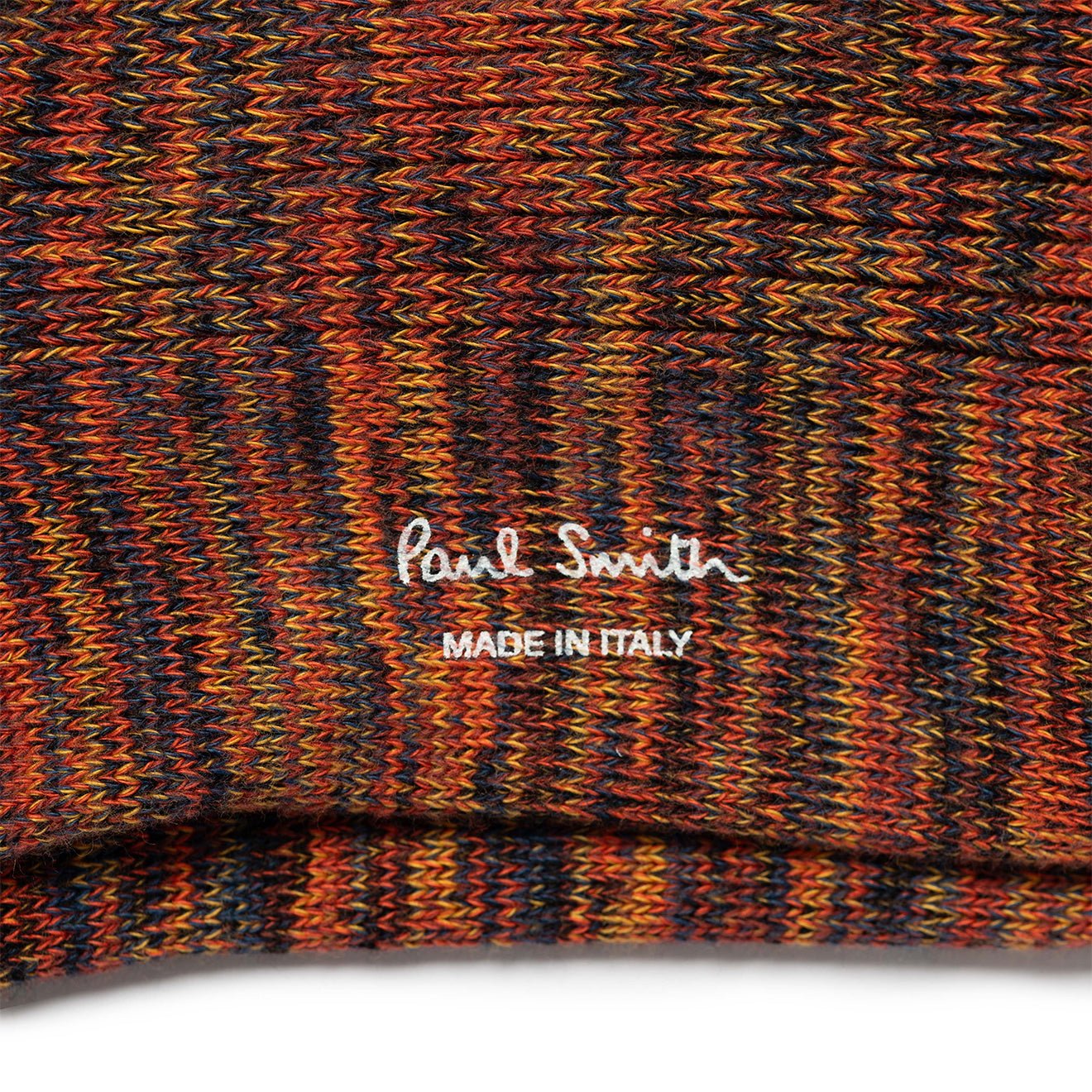 Paul Smith Chunky Marl Twist Cotton-Blend Socks Black - The Sporting Lodge