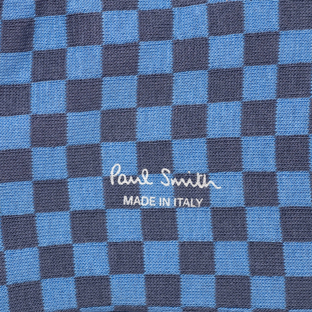 Paul Smith Sock Hudson Check Cobalt Blue - The Sporting Lodge