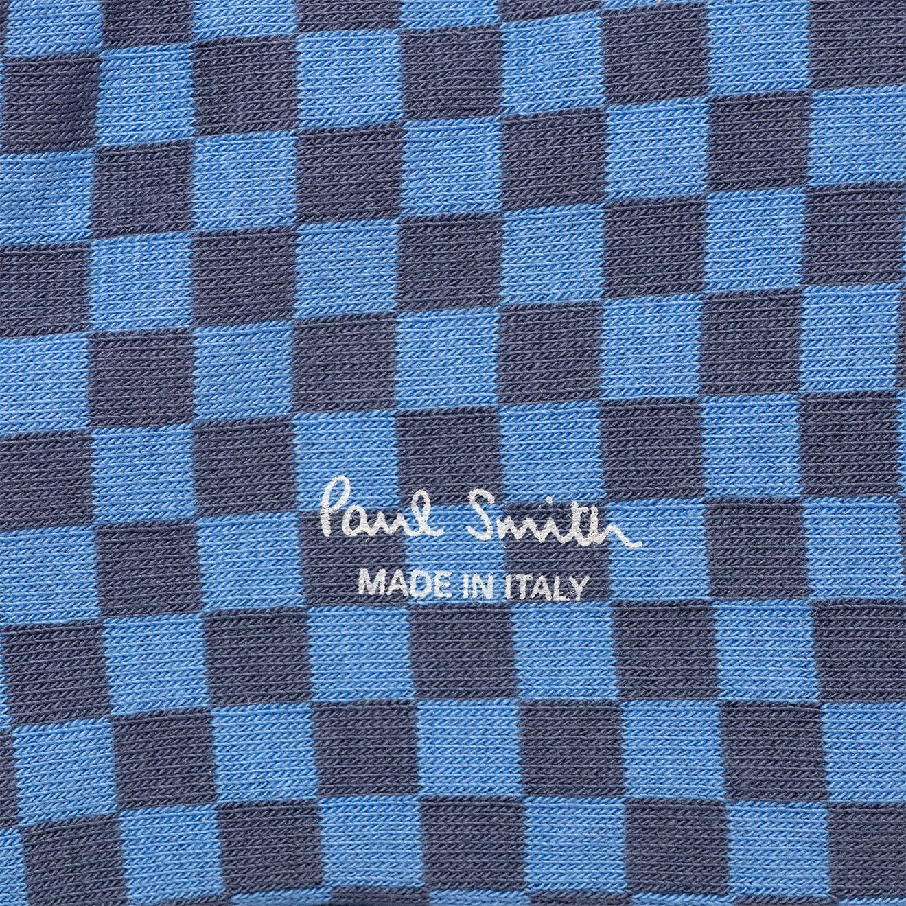 Paul Smith Sock Hudson Check Cobalt Blue - The Sporting Lodge