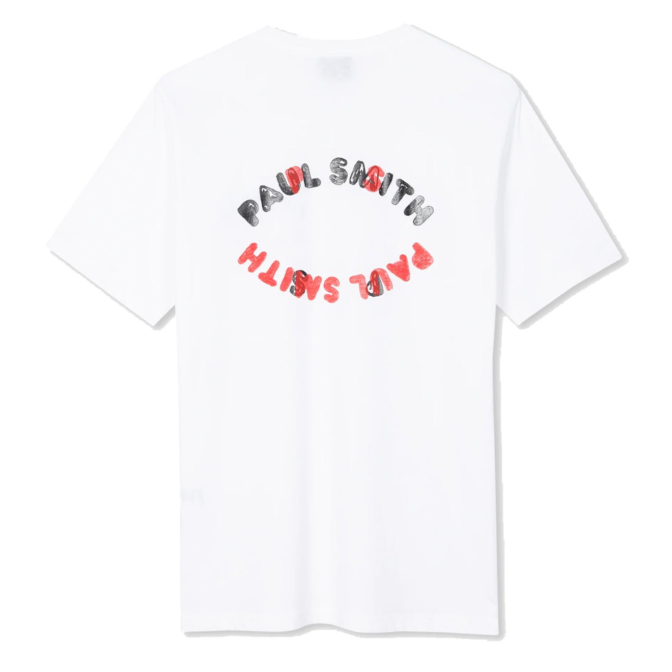 Paul Smith Cotton Happy Oval Print T-Shirt White - The Sporting Lodge