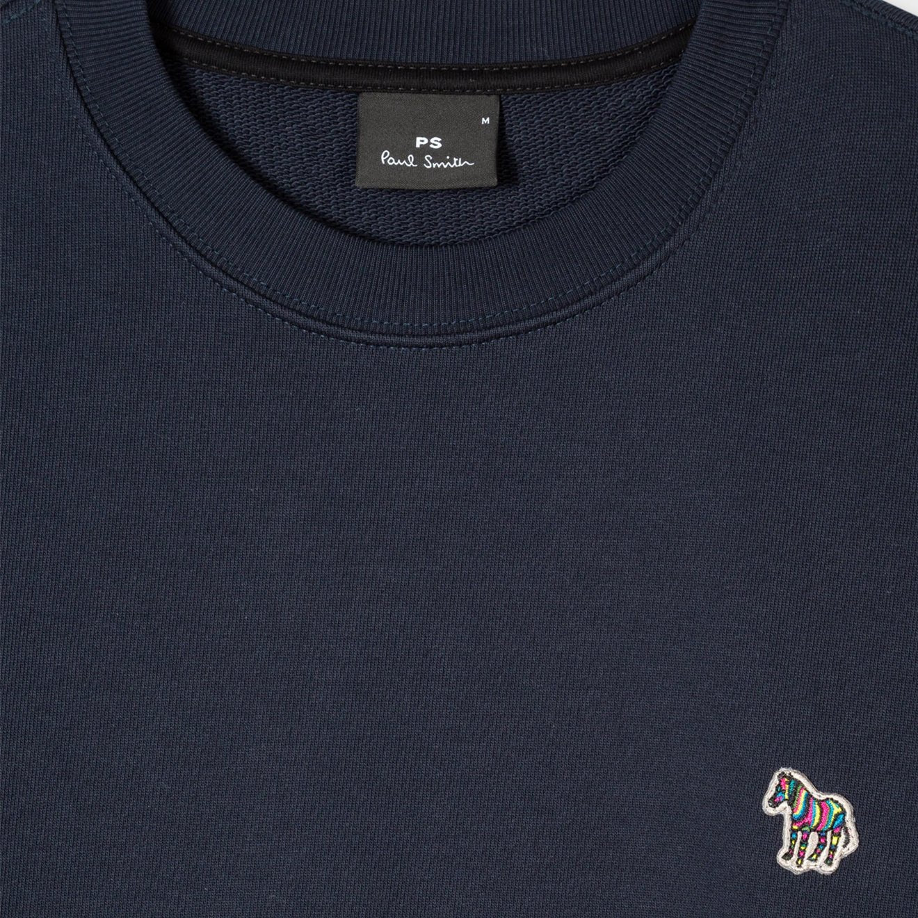 Paul Smith Cotton Zebra Logo Sweatshirt Dark Navy - The Sporting Lodge