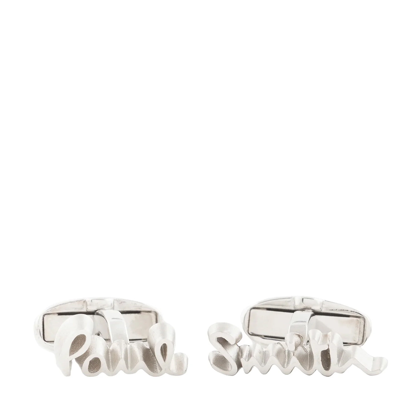 Paul Smith Cufflink Cut Out Logo Silver - The Sporting Lodge