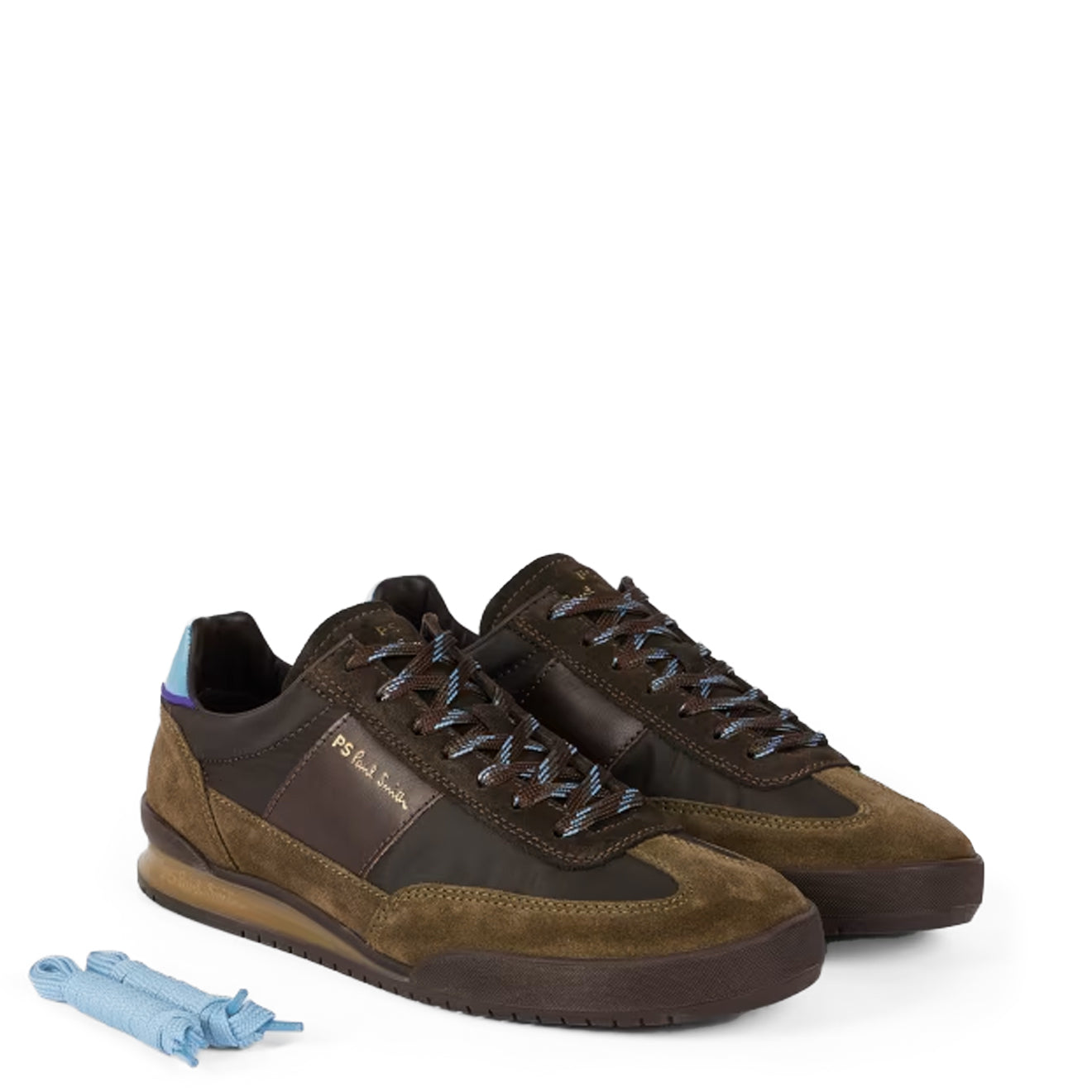 Paul Smith Dover Trainers Khaki Brown
