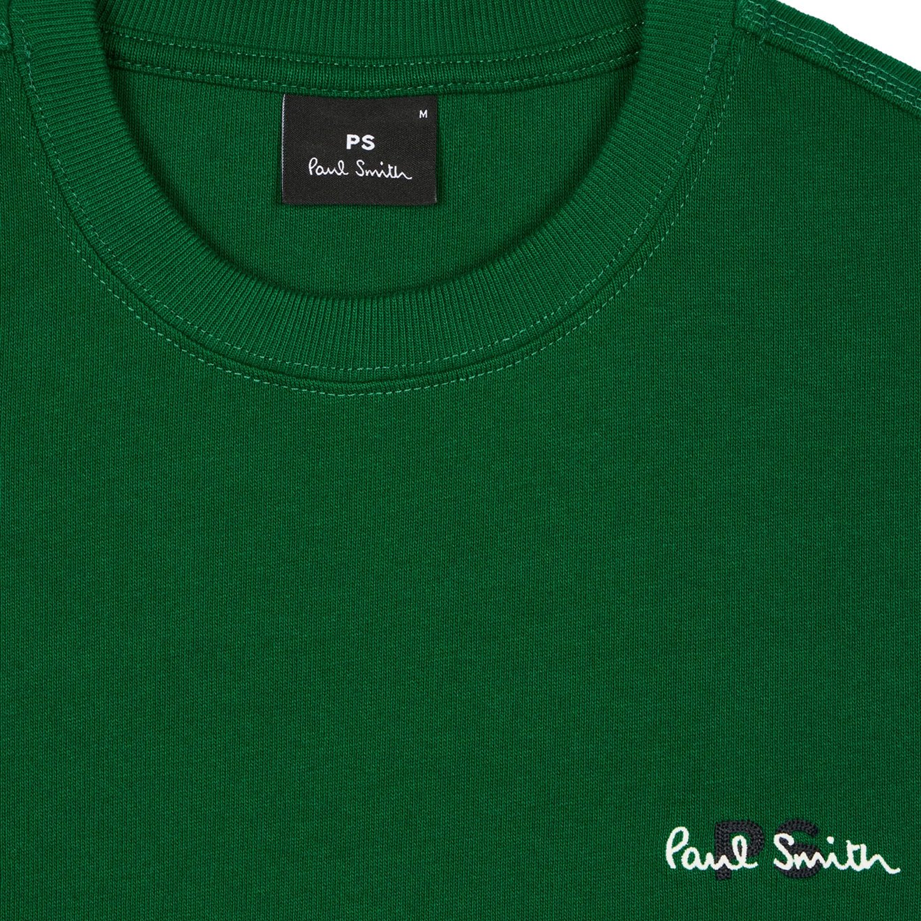 Paul Smith Embroidered PS Logo T-Shirt Green - The Sporting Lodge