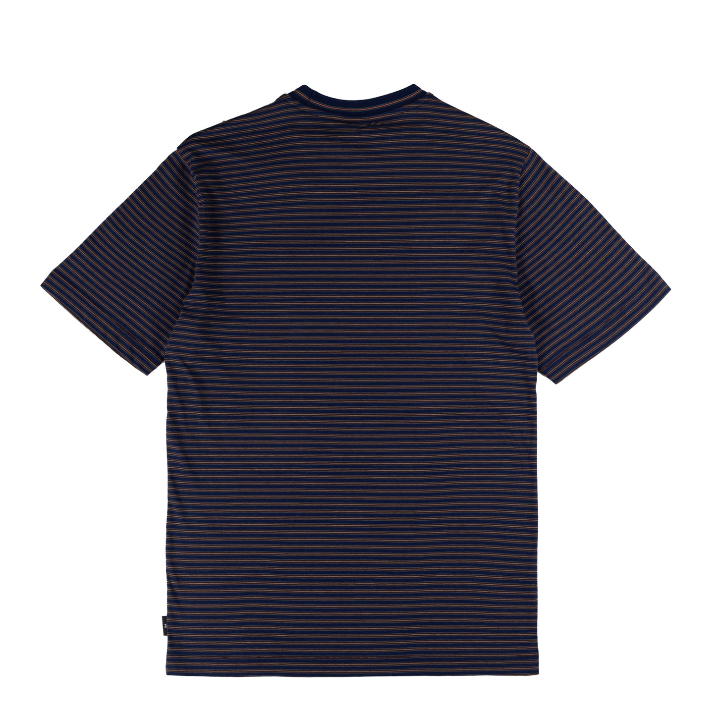 Paul Smith Fine Stripe Casual Fit T Shirt Blue / Tan