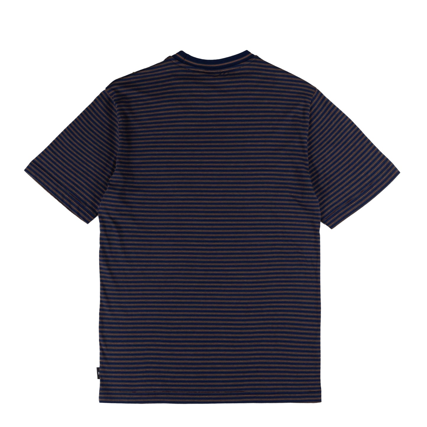 Paul Smith Fine Stripe Casual Fit T Shirt Blue / Tan - The Sporting Lodge
