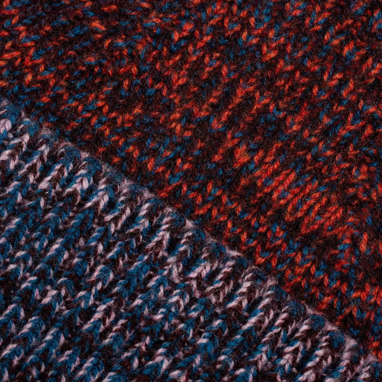 Paul Smith Flecked Lambswool Beanie Navy - The Sporting Lodge