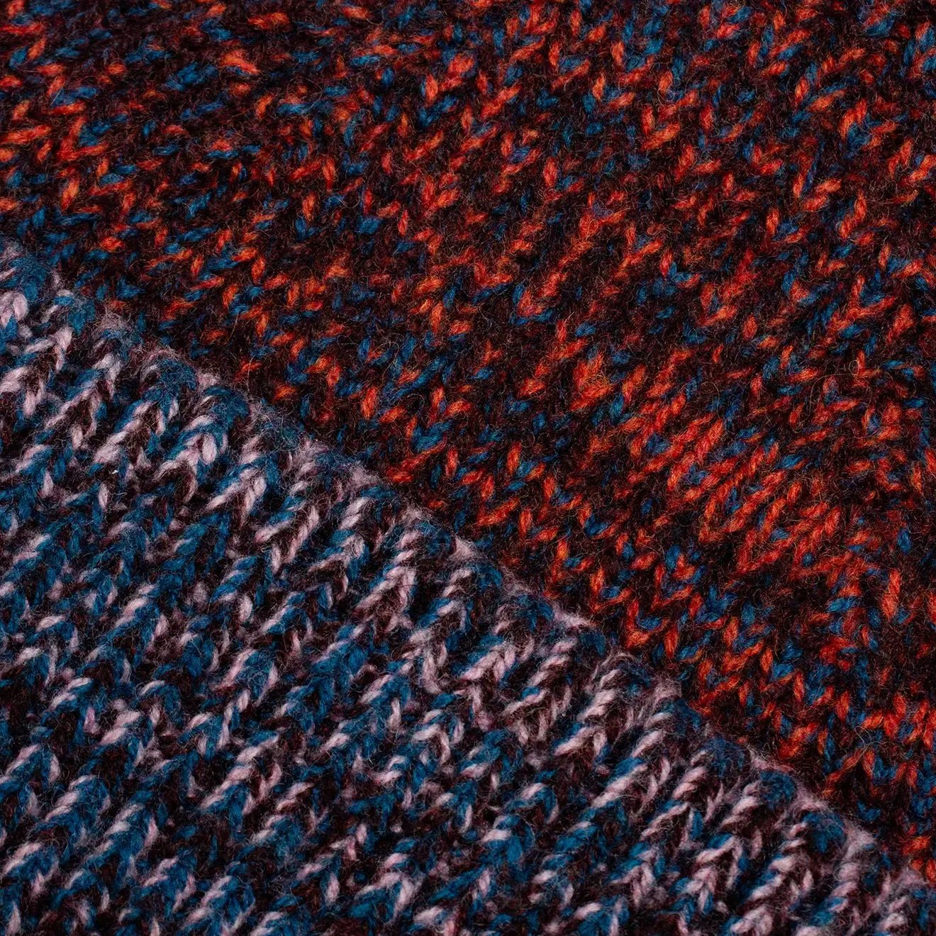 Paul Smith Flecked Lambswool Beanie Navy - The Sporting Lodge