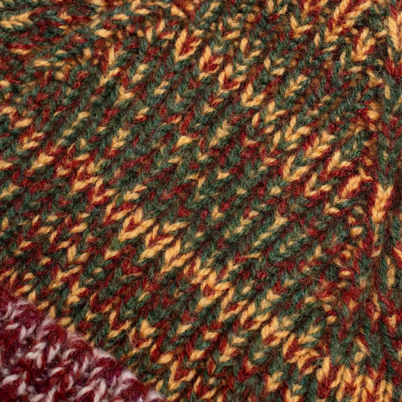 Paul Smith Flecked Lambswool Beanie Orange - The Sporting Lodge