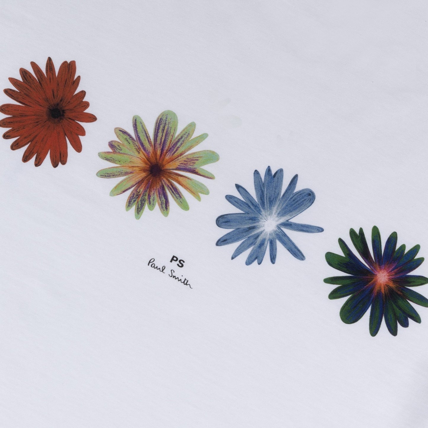 Paul Smith Flowers T-Shirt White - The Sporting Lodge