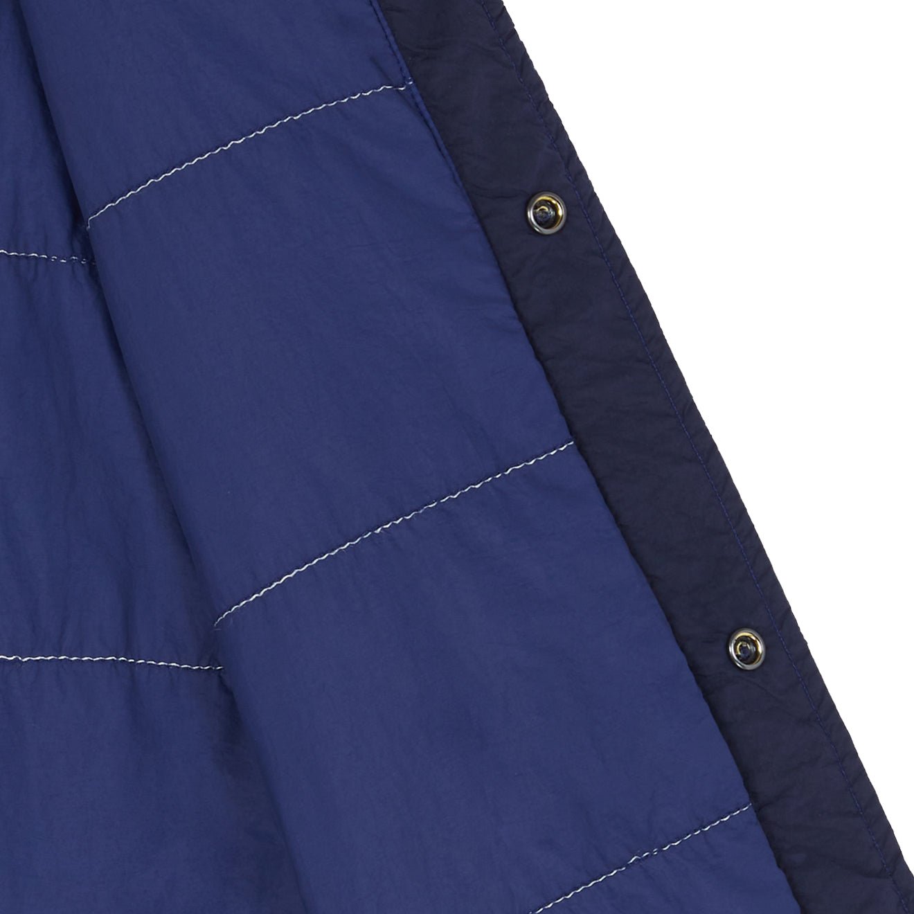 Paul Smith Garment Dyed Recycled-Nylon Overshirt Inky Blue - The Sporting Lodge