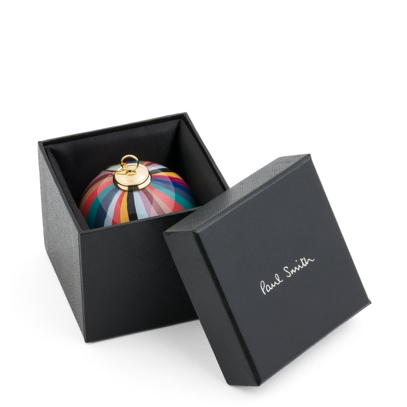 Paul Smith Hand-Painted Swirl Glass Bauble Multicolour - The Sporting Lodge