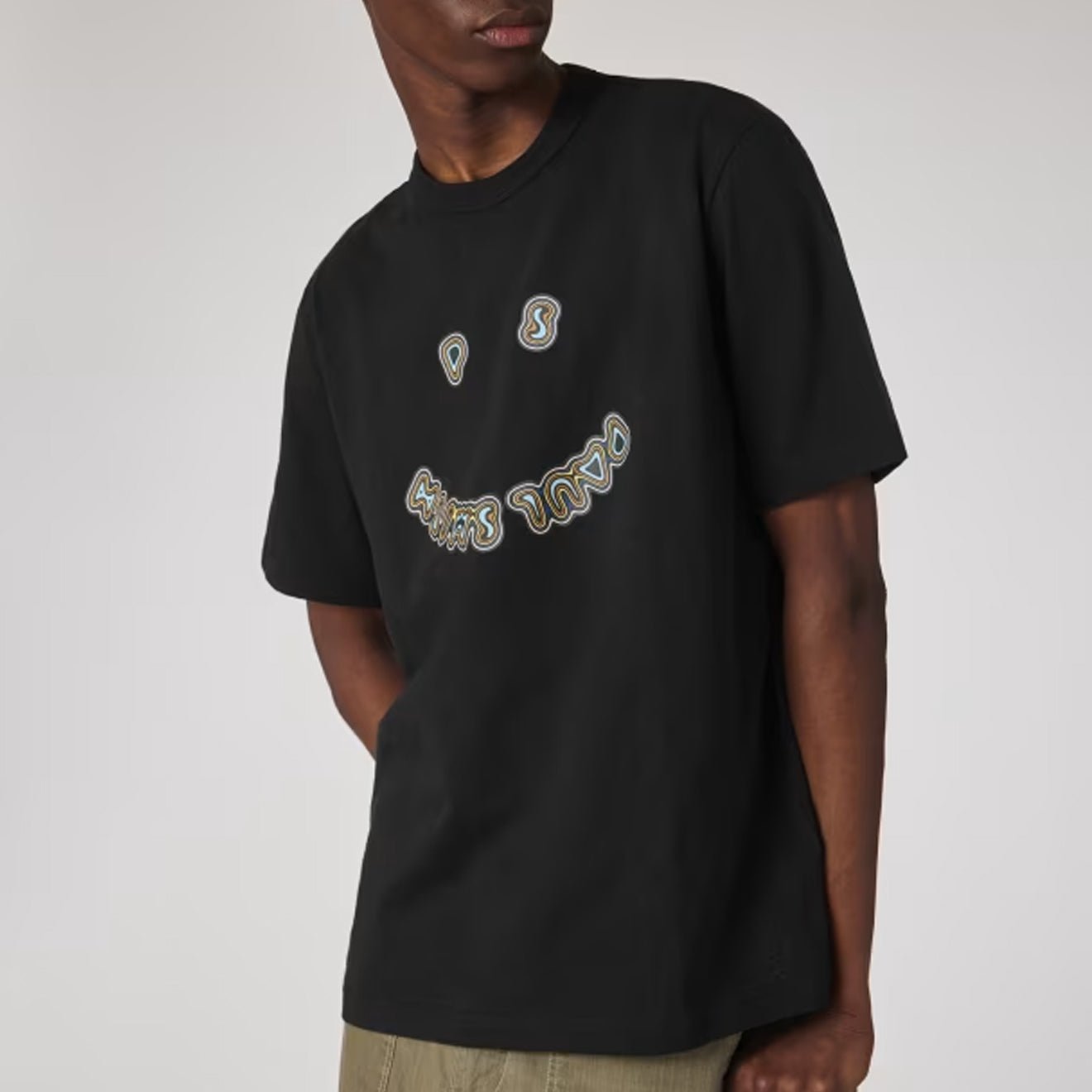 Paul Smith Happy Graphic T-Shirt Black - The Sporting Lodge