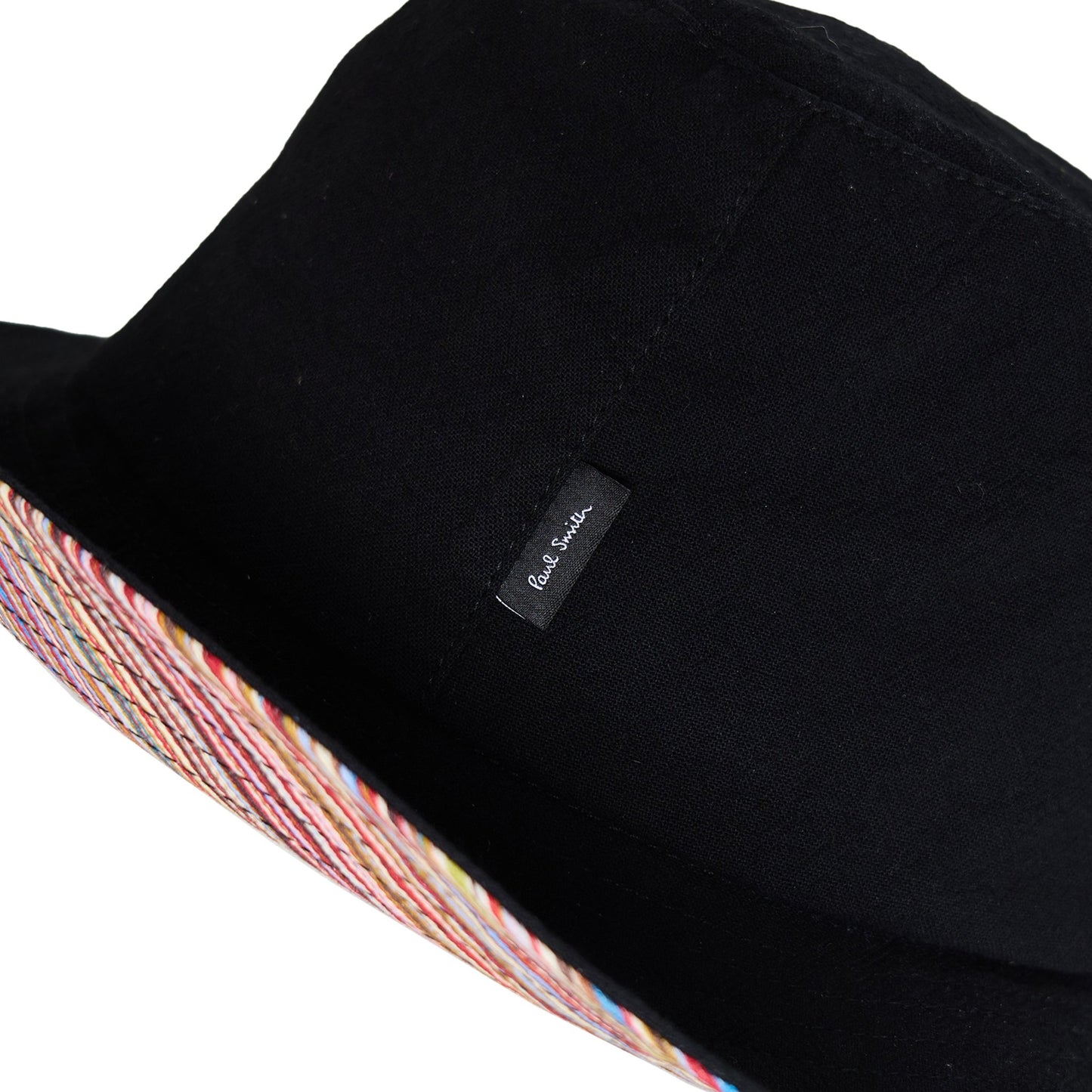 Paul Smith Hat Sun Cord Black - The Sporting Lodge